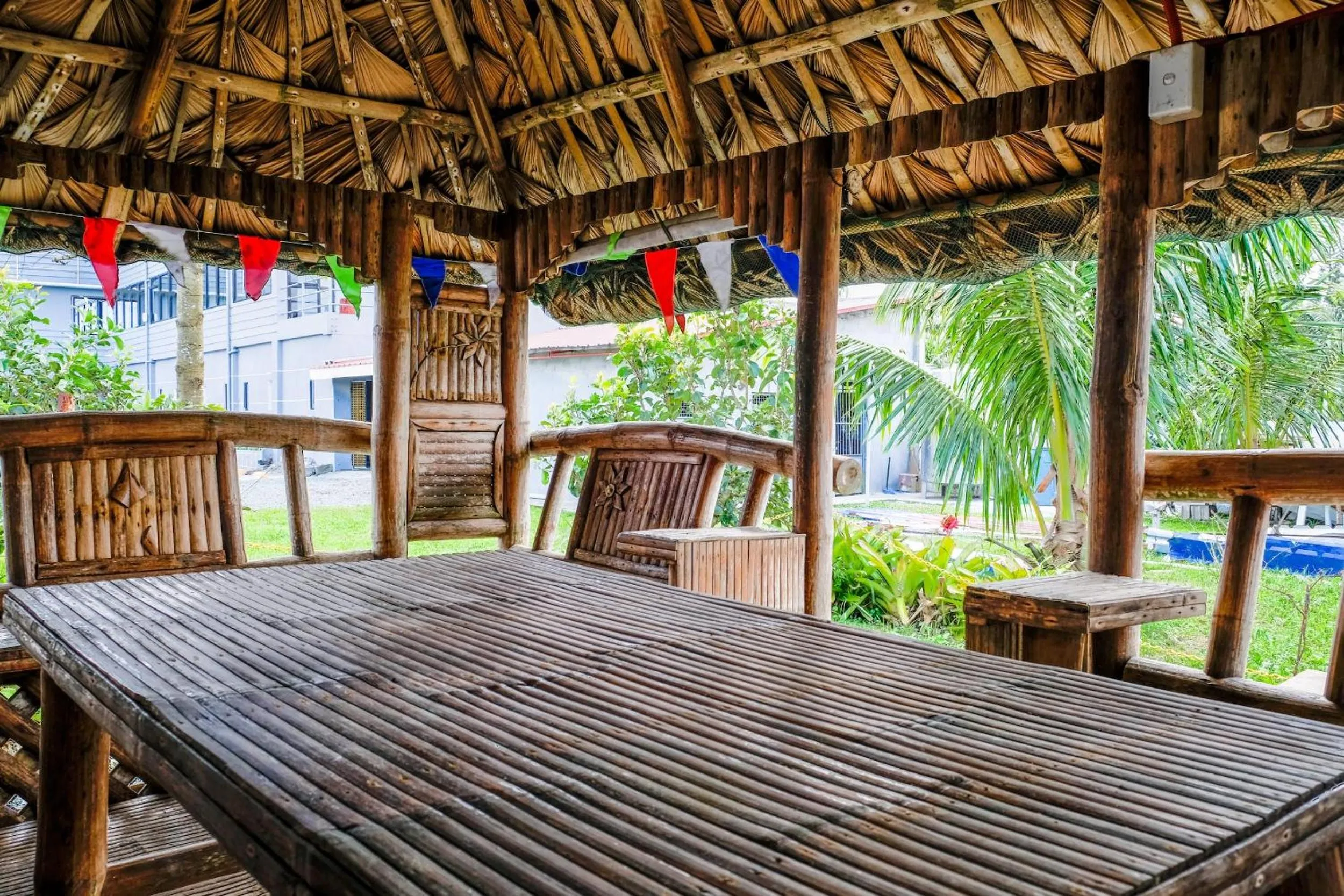 Patio in Hotel Aroha