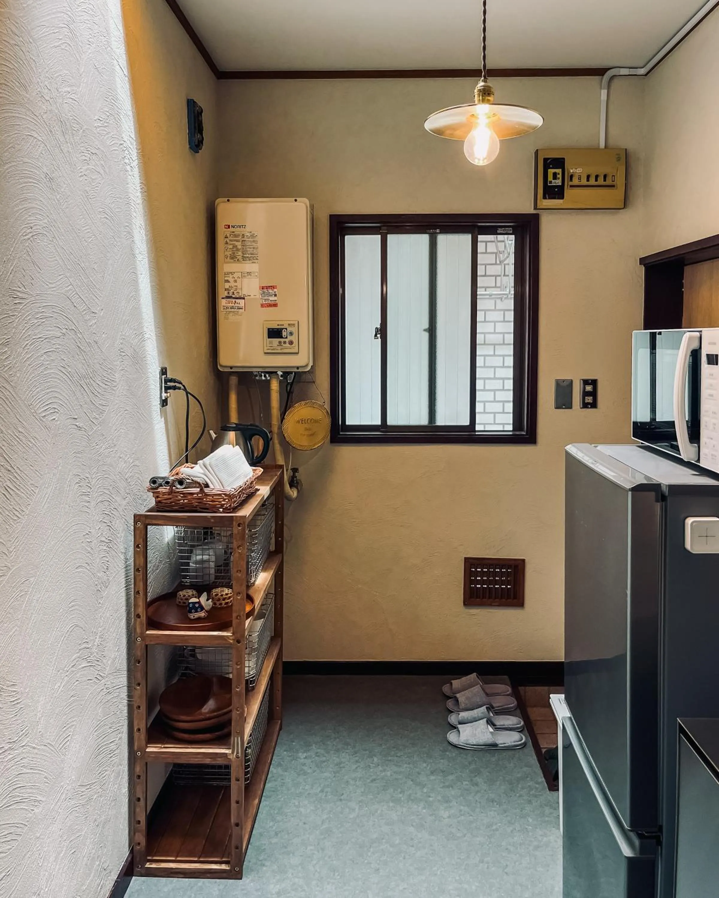 Kitchen or kitchenette in Hostel Hana An