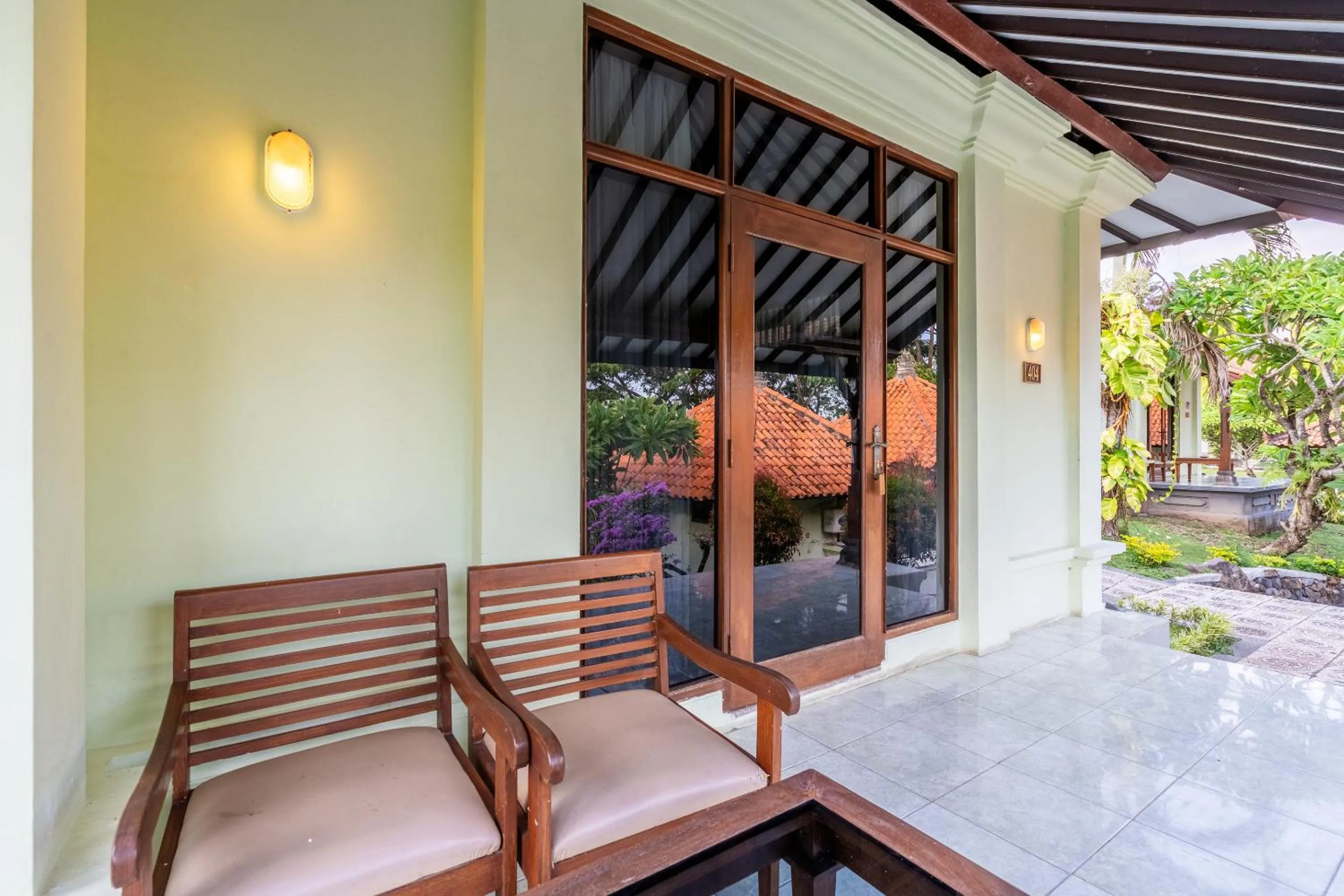 Balcony/Terrace in Taman Surgawi Resort & Spa