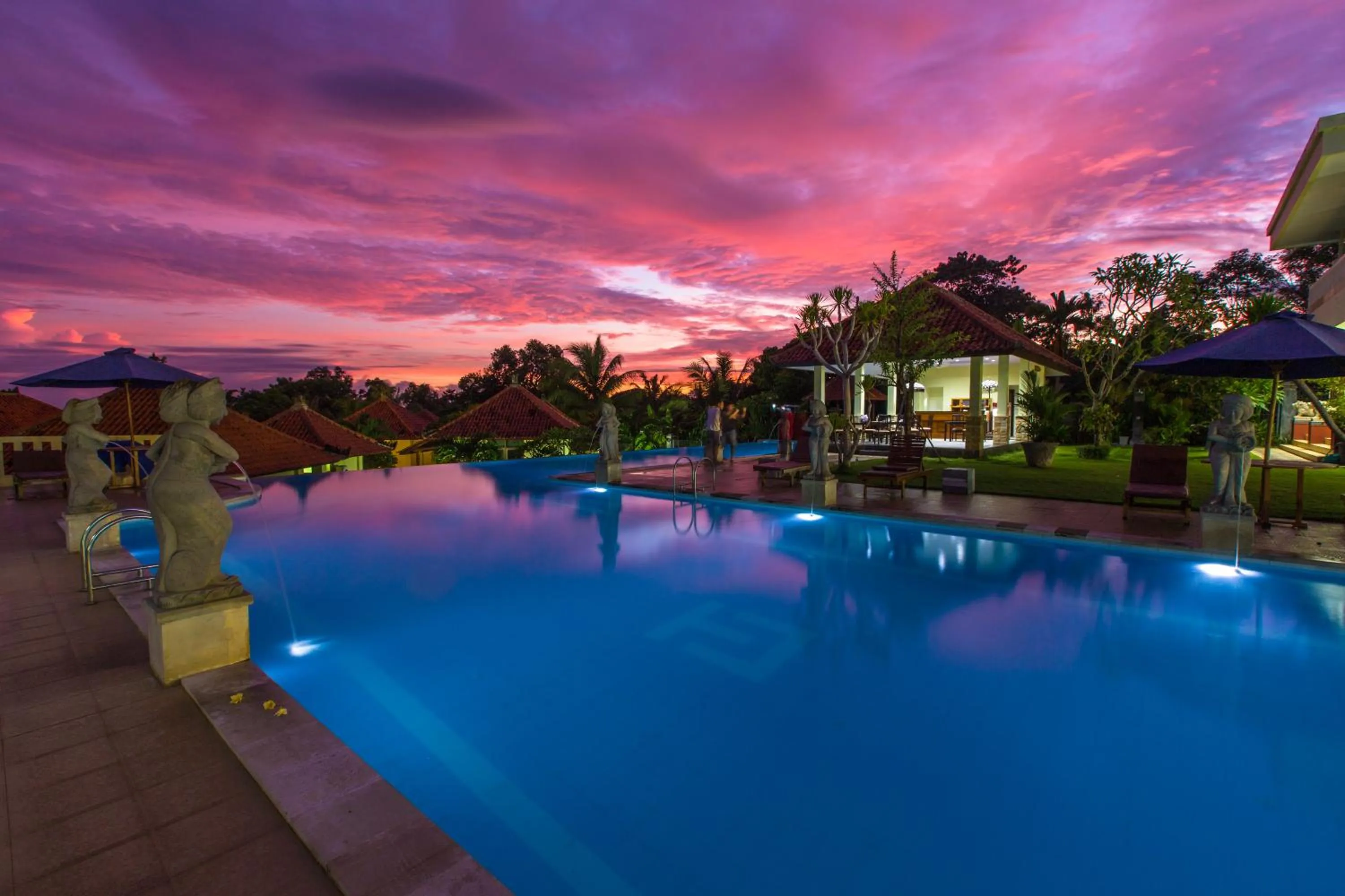 Swimming pool in Taman Surgawi Resort & Spa