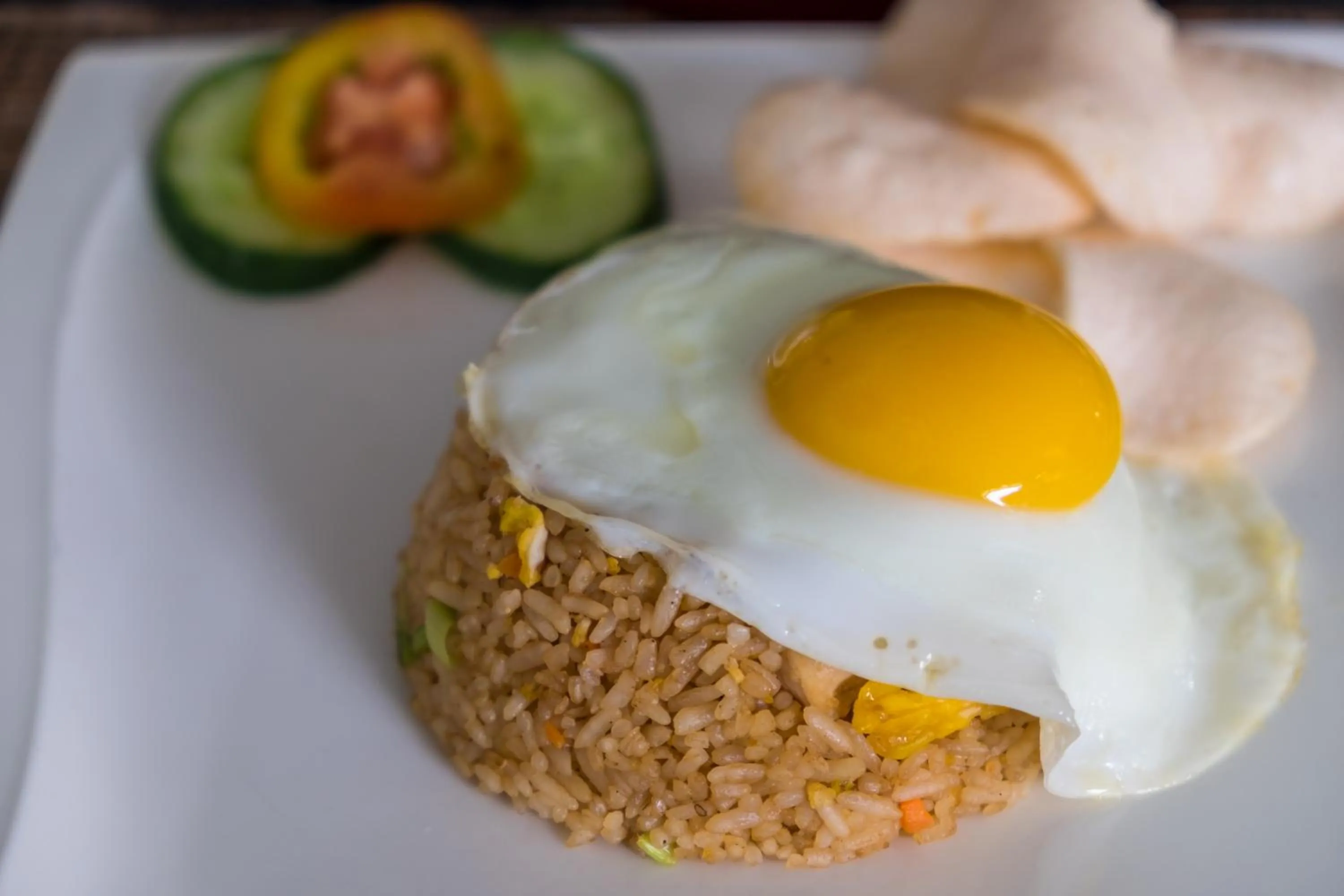 Asian breakfast in Taman Surgawi Resort & Spa