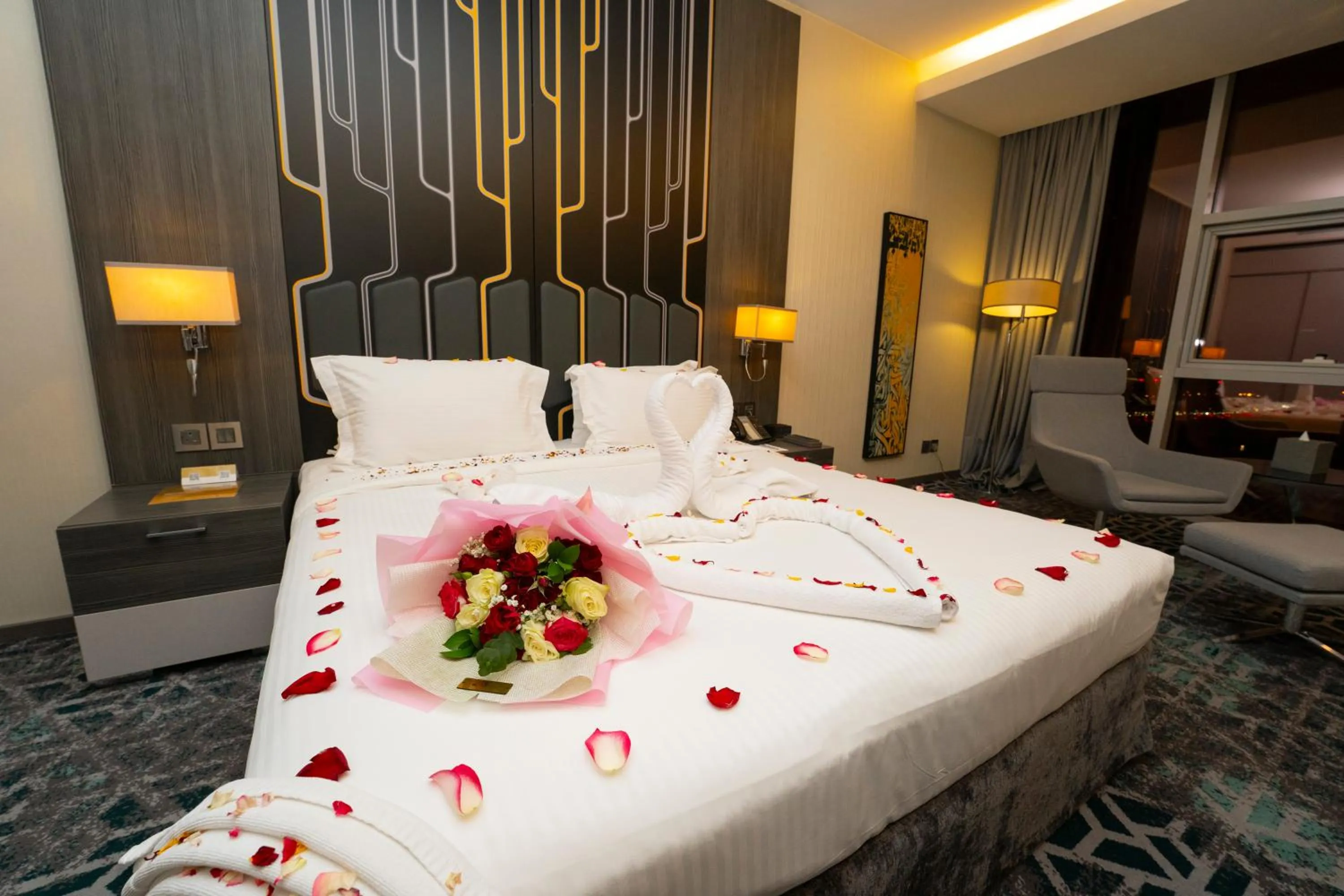 Bed in Executives Hotel - KAFD