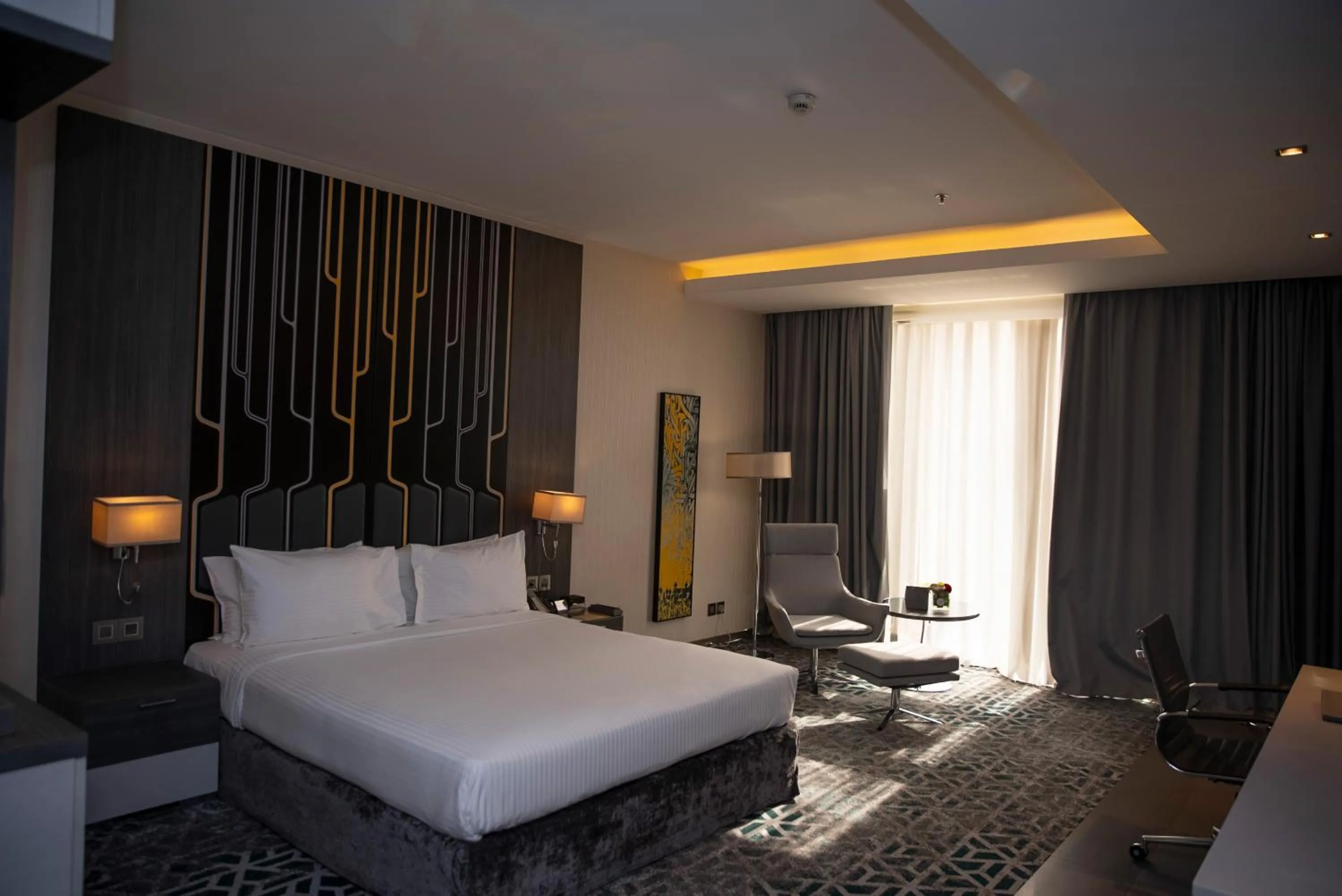 Bed in Executives Hotel - KAFD