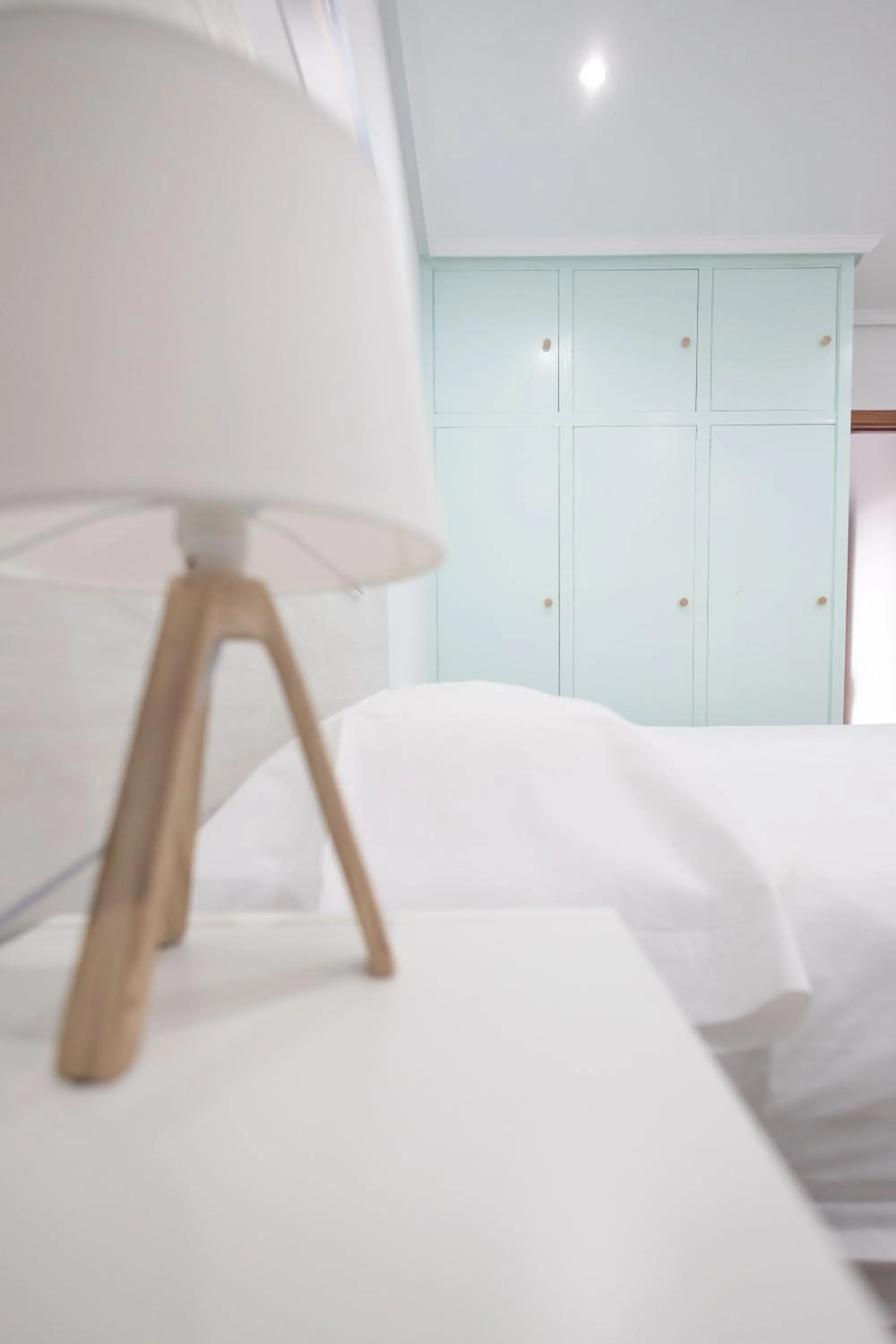 Bed in Hotel Pinar Somo Surf