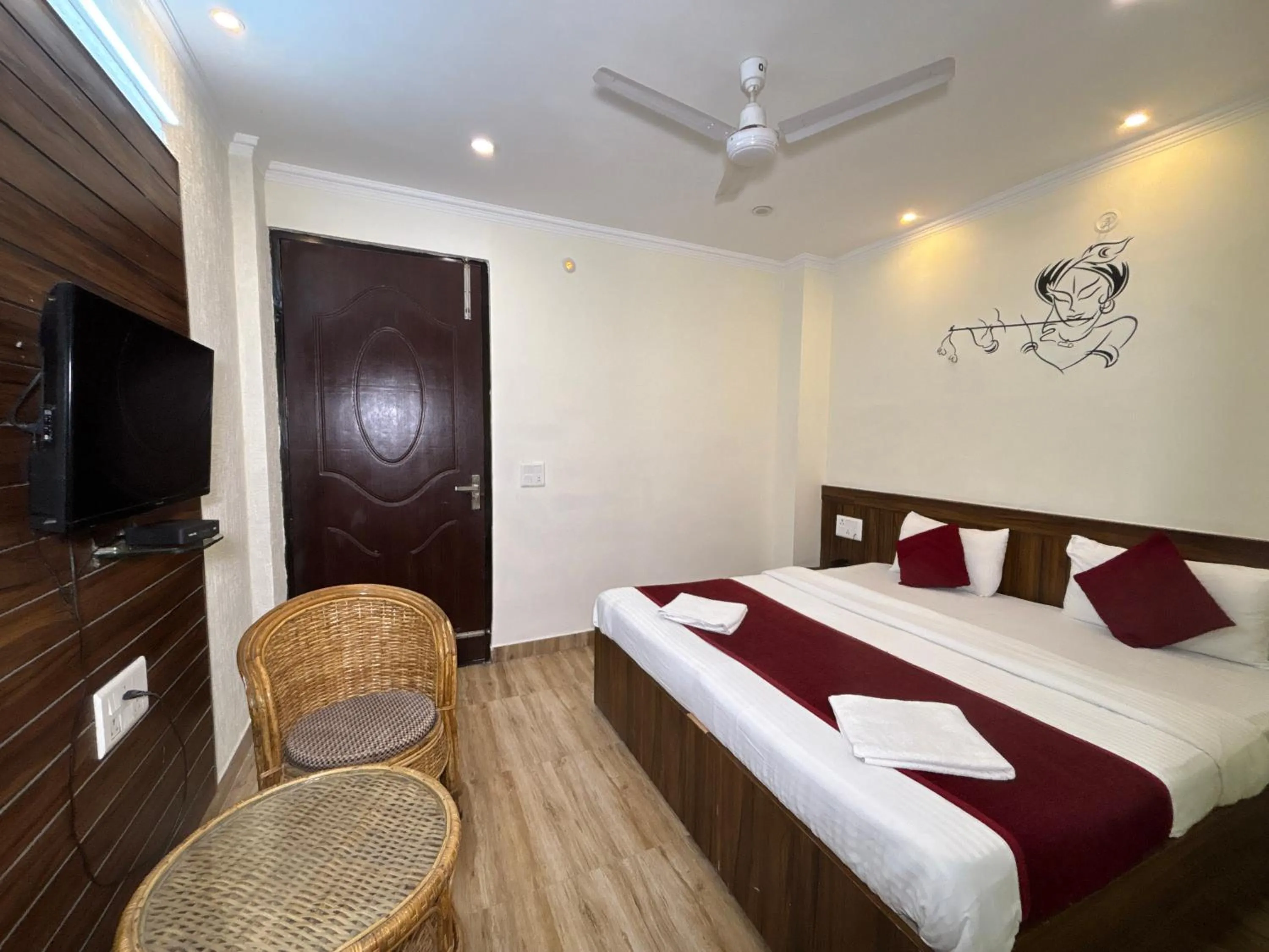 Bed in Vedas Tapovan