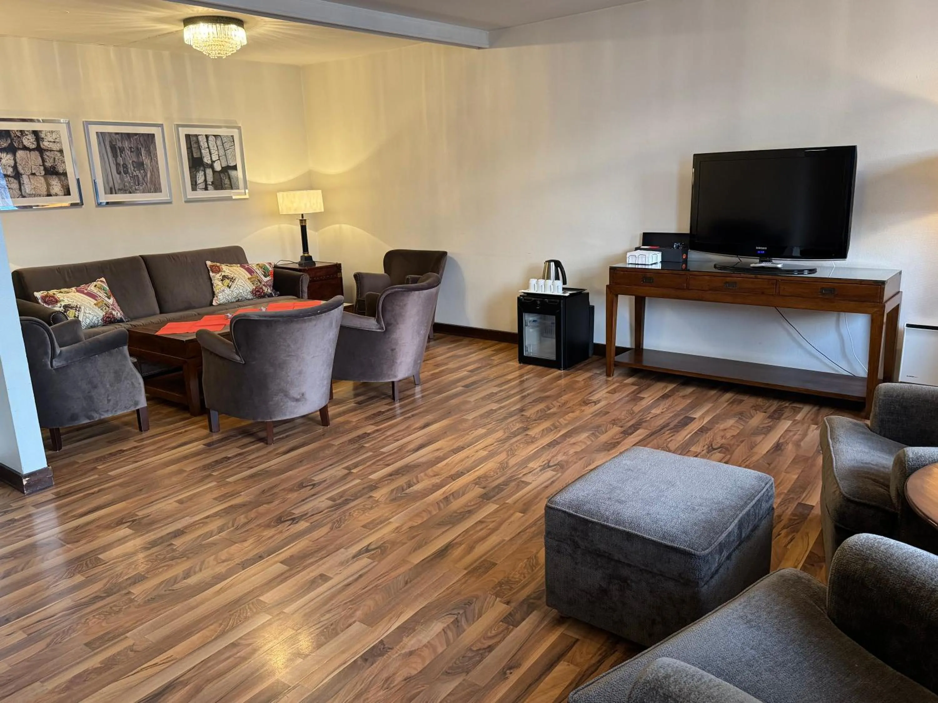 Living room in Park Hotel Vossevangen