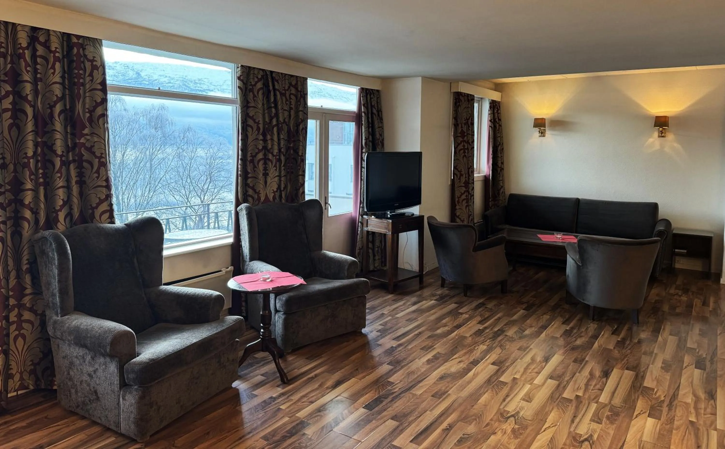 Living room in Park Hotel Vossevangen