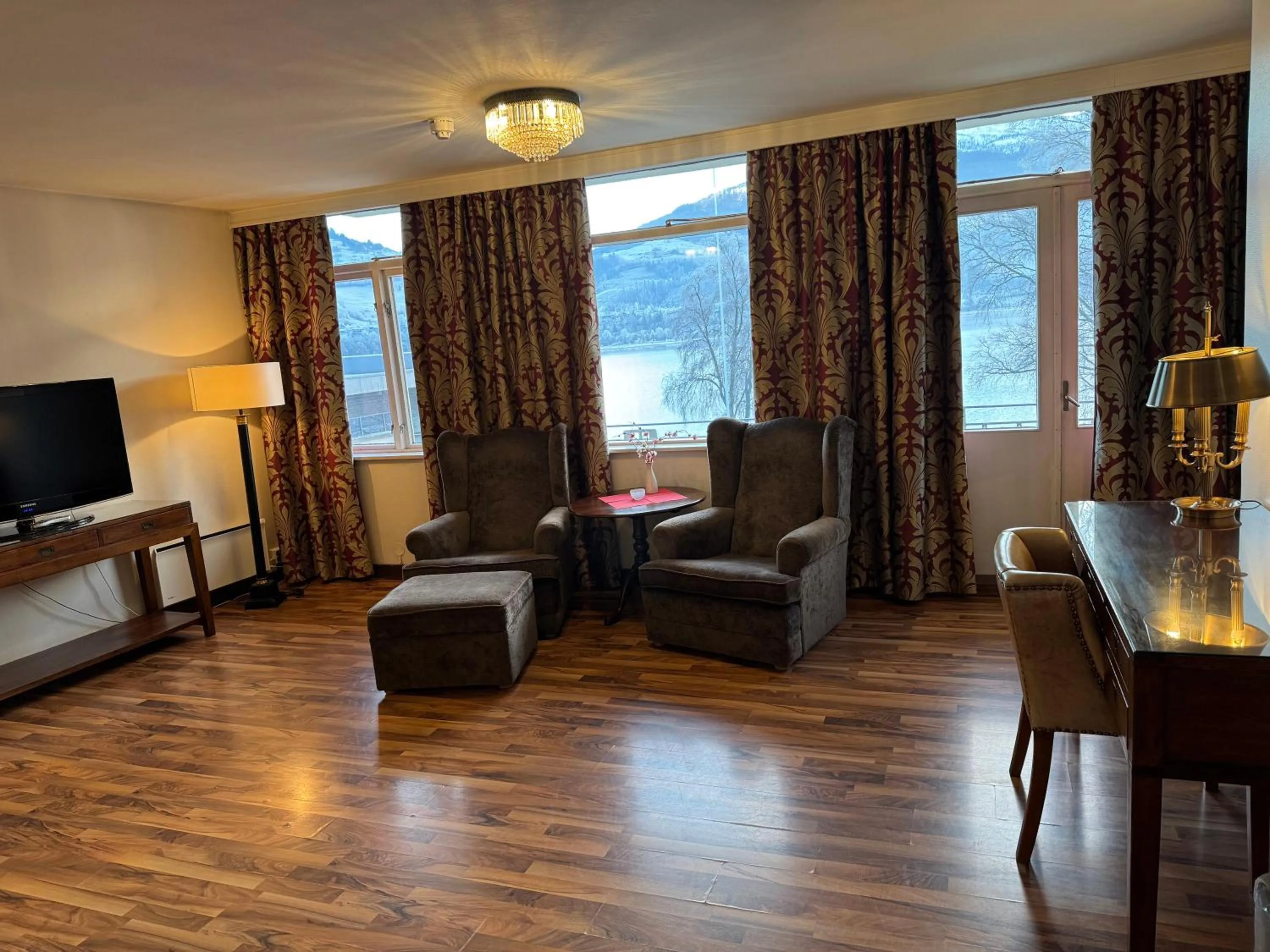 Living room in Park Hotel Vossevangen