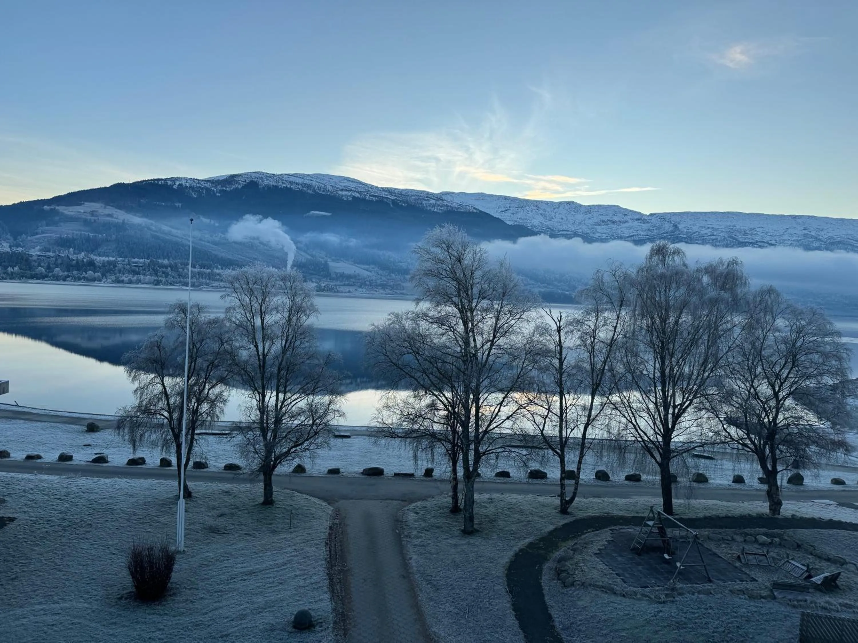 Lake view in Park Hotel Vossevangen