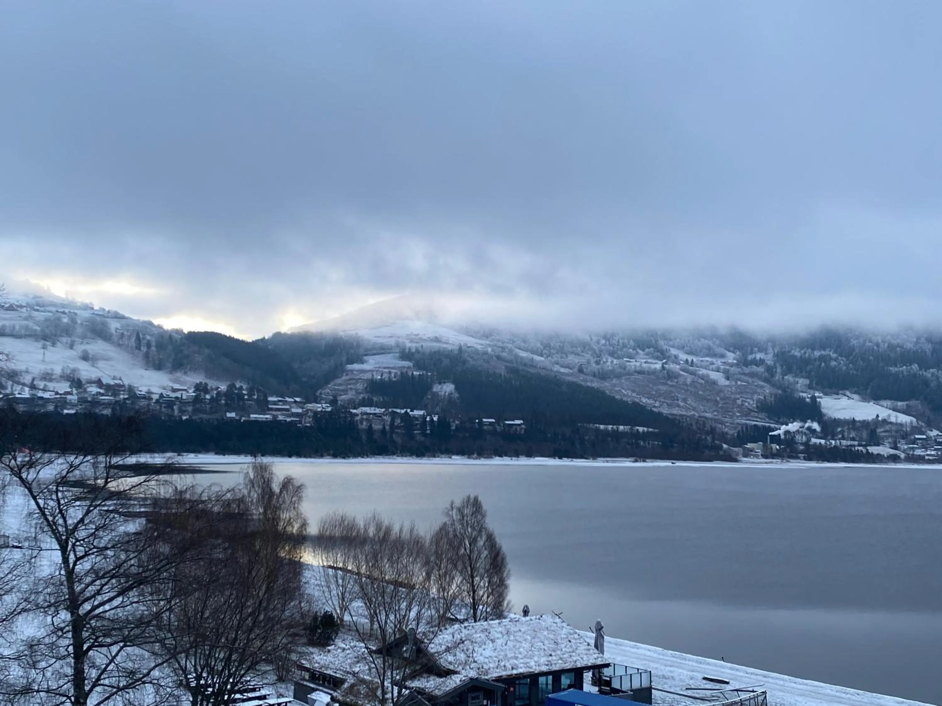 Lake view in Park Hotel Vossevangen