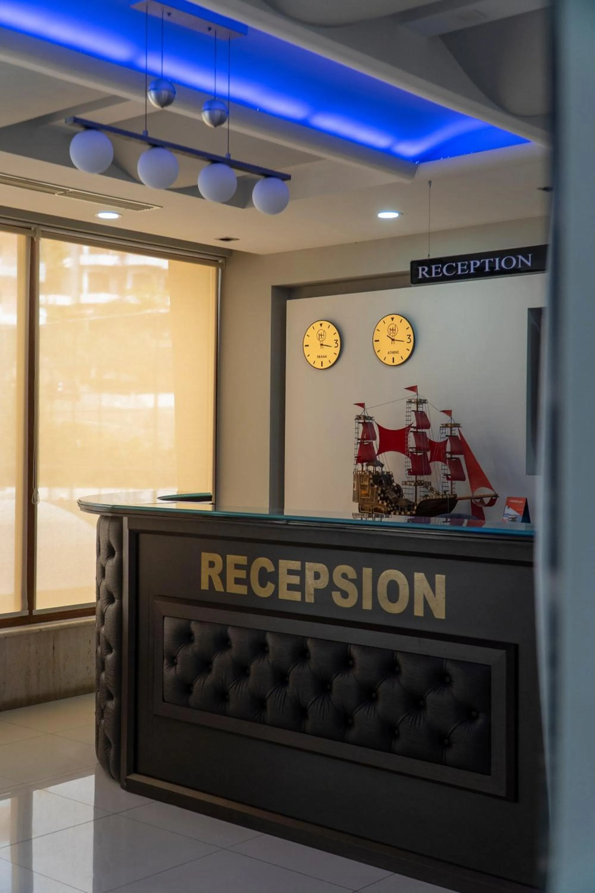 Lobby or reception in Hotel Mediterrane