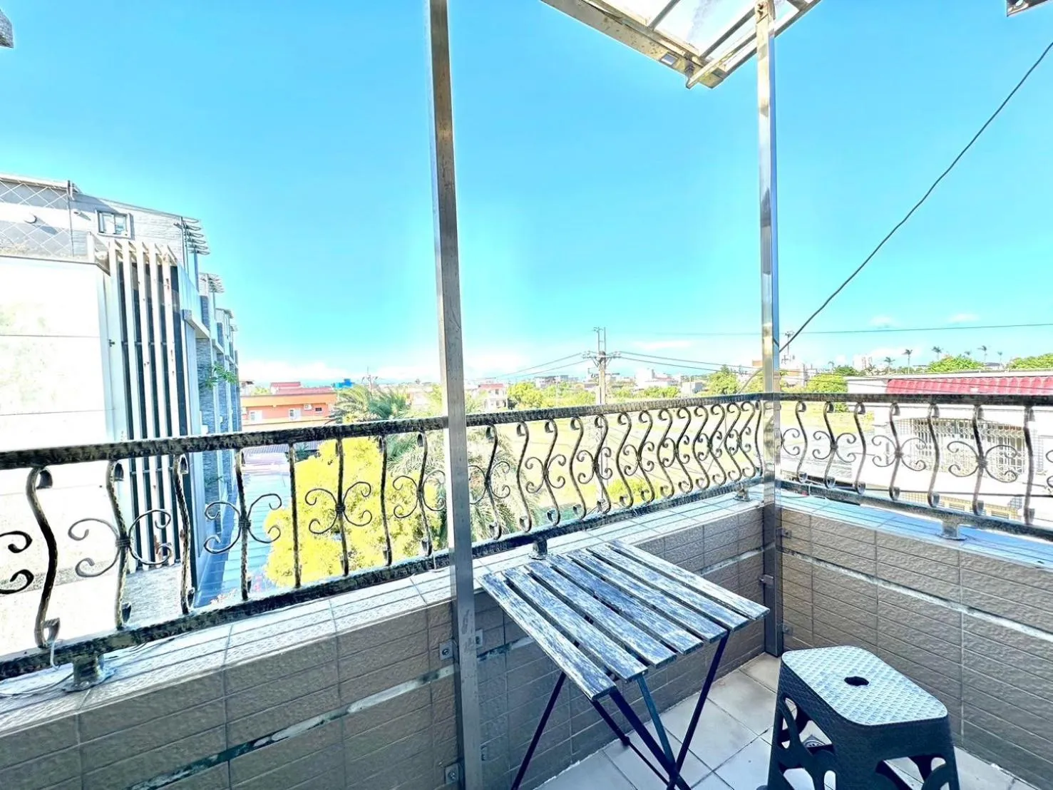 Patio in Little Apple B&B