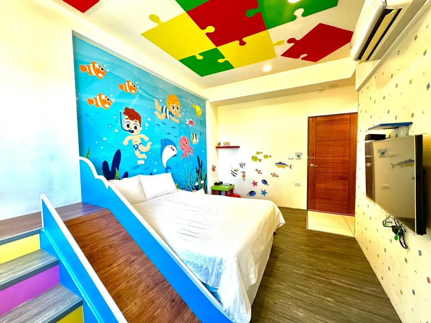 Bed in Little Apple B&B