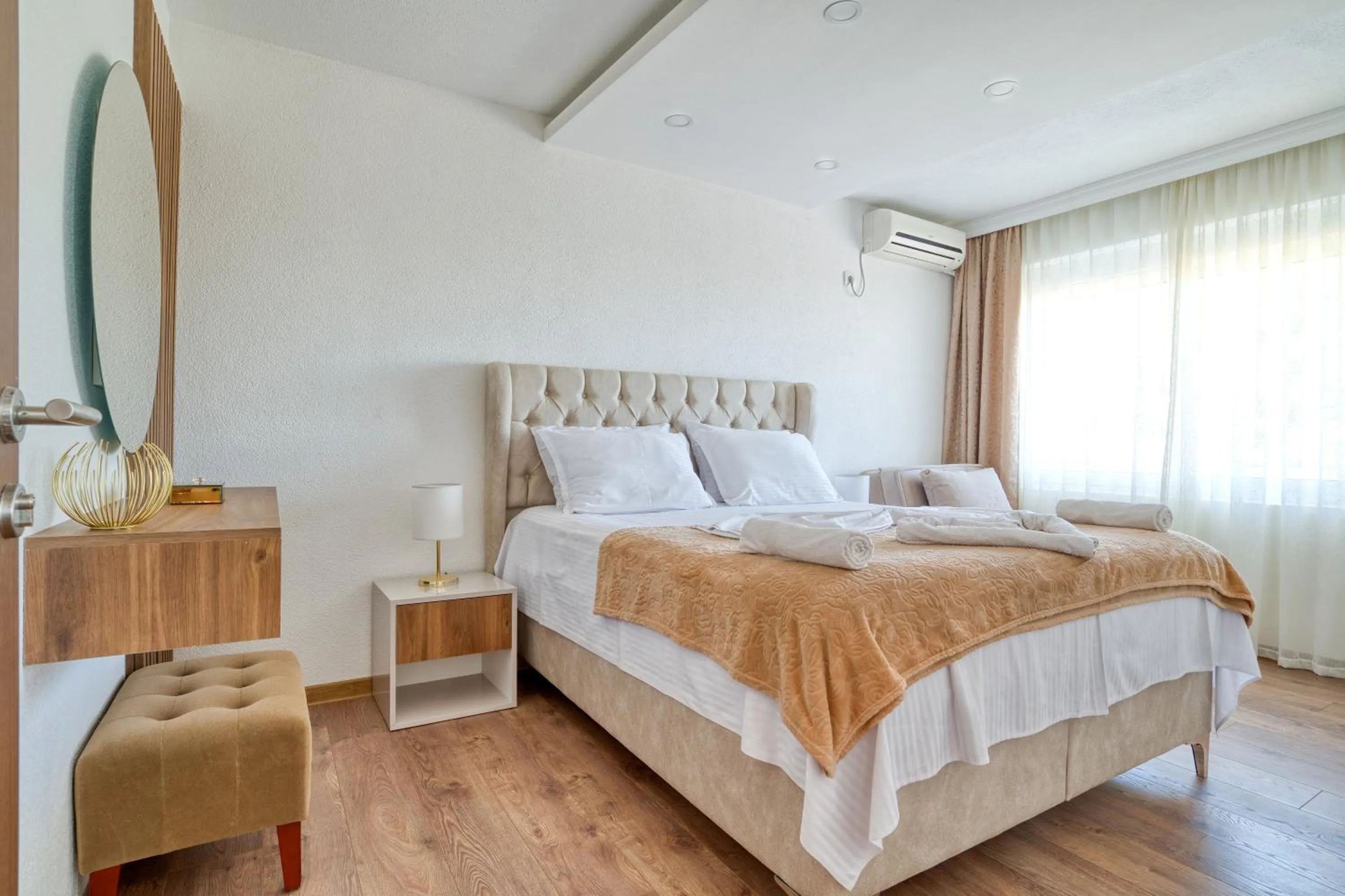 Bed in Aqua Lounge Aparthotel Ulcinj