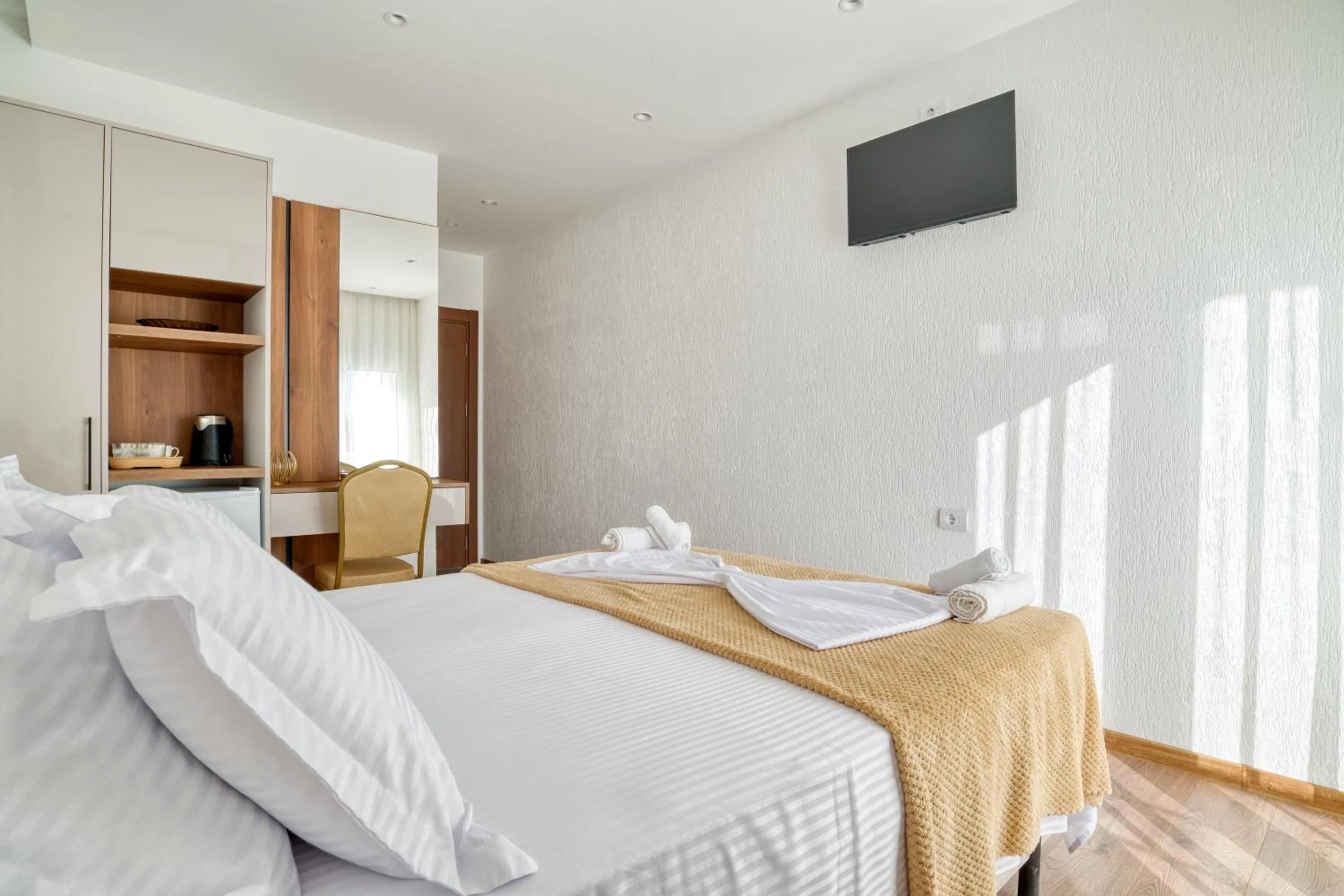 Bed in Aqua Lounge Aparthotel Ulcinj