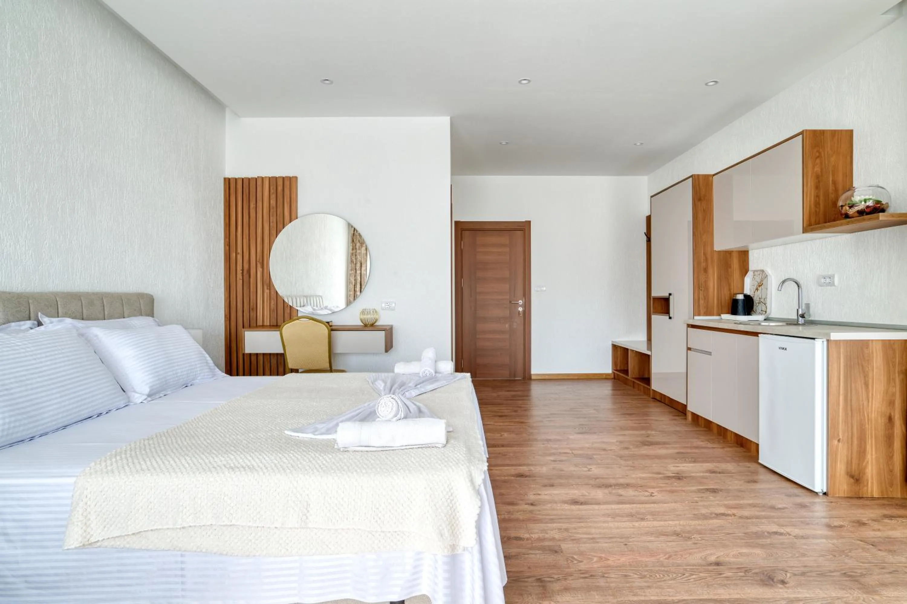 Bed in Aqua Lounge Aparthotel Ulcinj