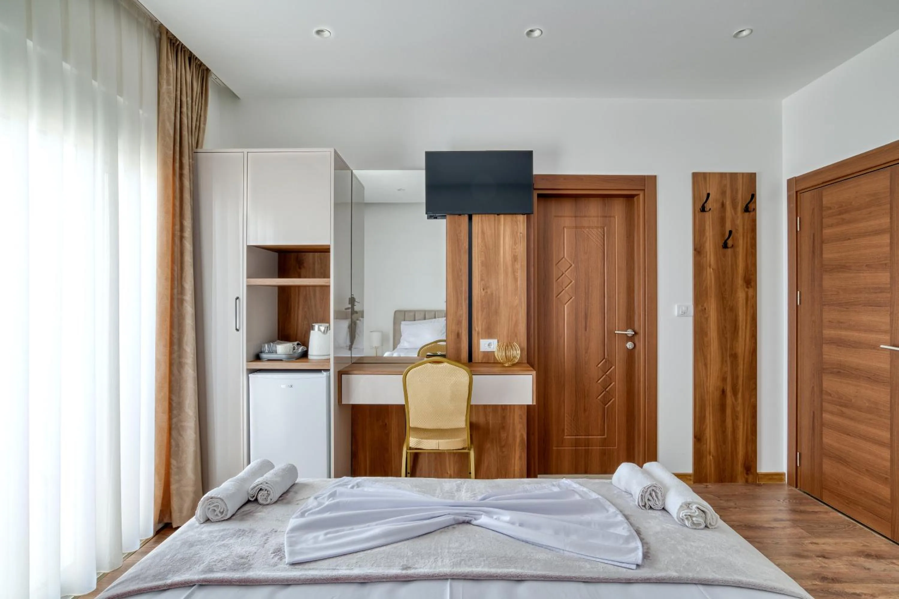 Bed in Aqua Lounge Aparthotel Ulcinj