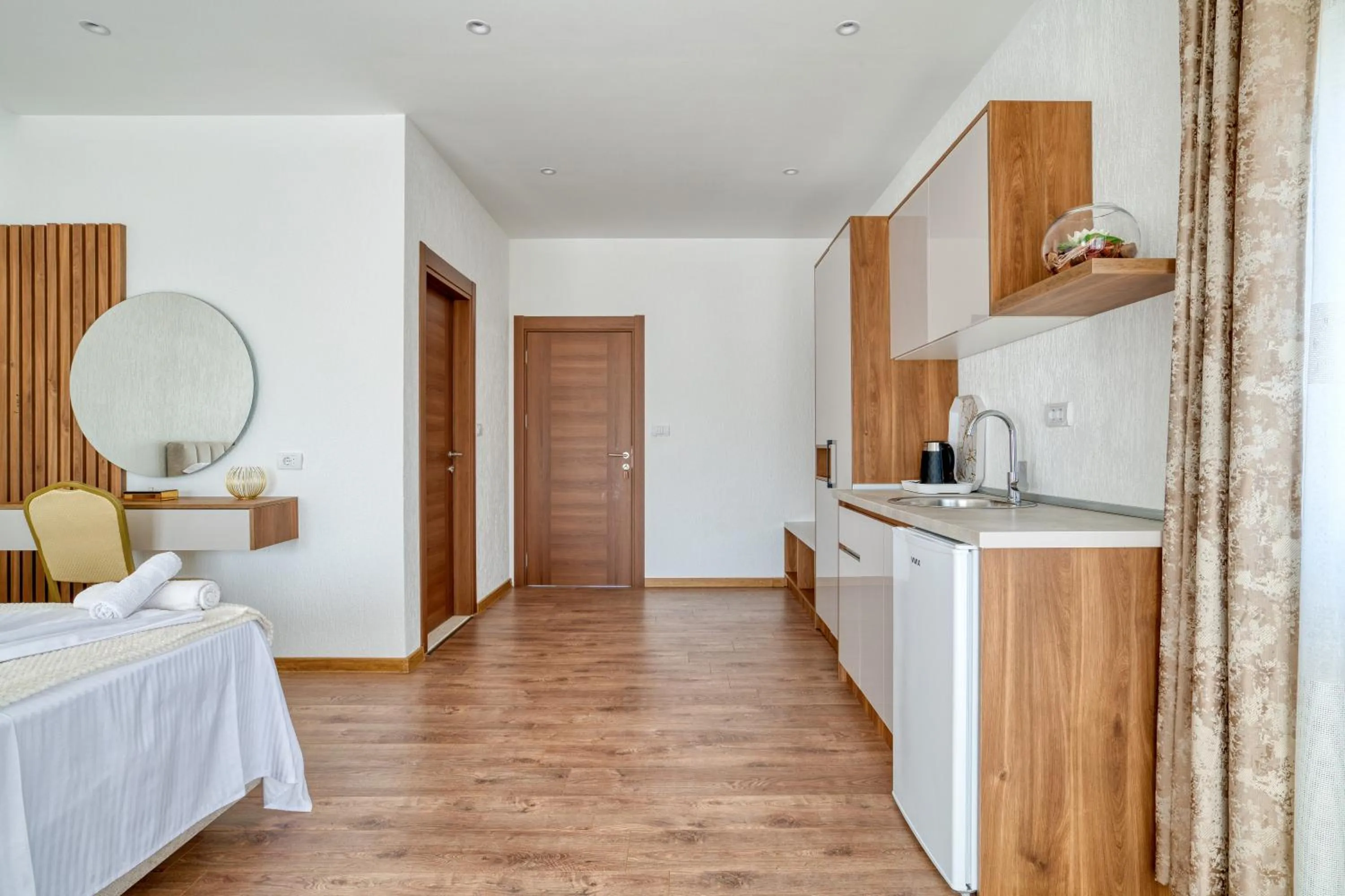 Bed in Aqua Lounge Aparthotel Ulcinj