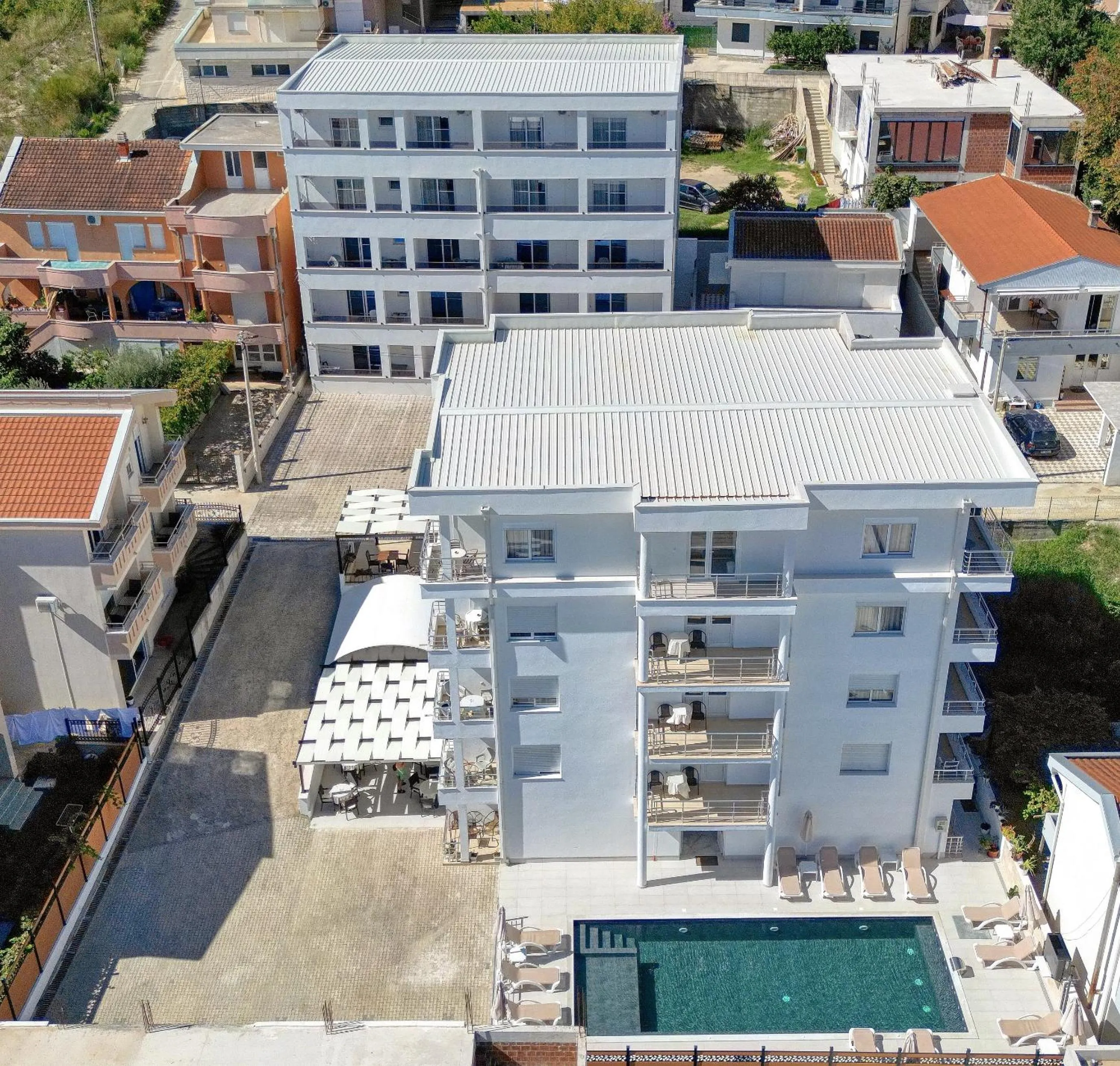 Property building in Aqua Lounge Aparthotel Ulcinj