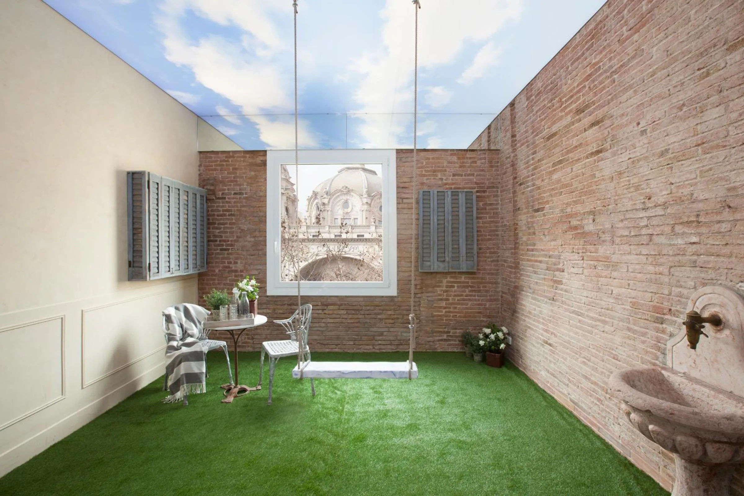 Living room in Enjoybcn Coliseum Apartments