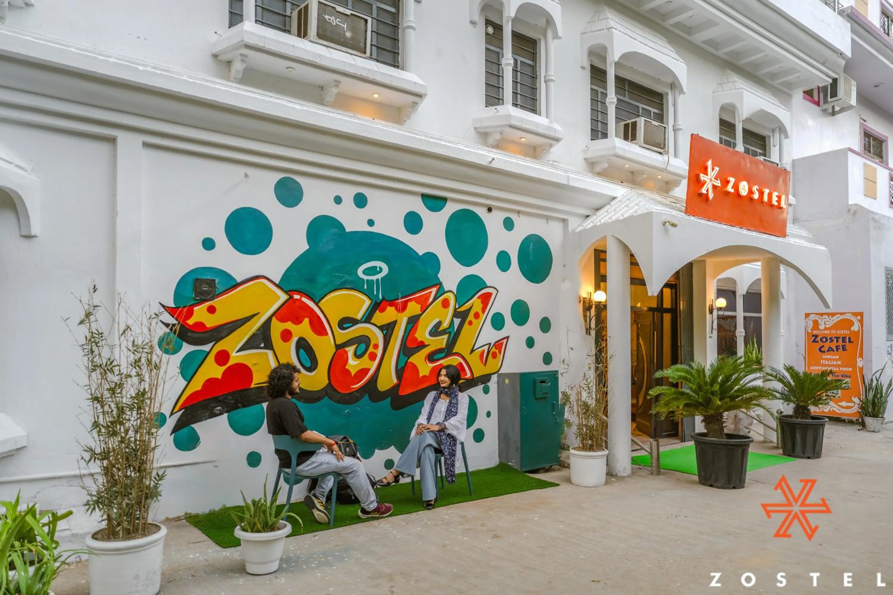 Property building in Zostel Pushkar