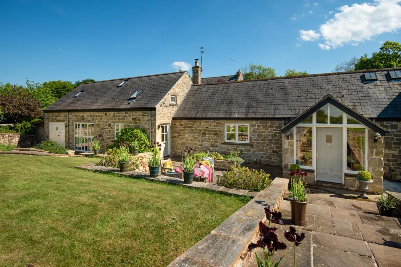 Patio in Throphill Grange