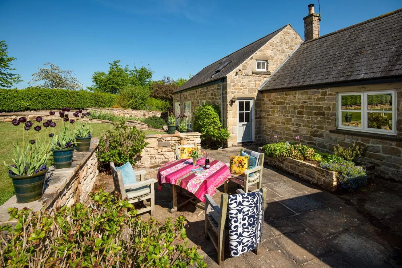 Garden in Throphill Grange