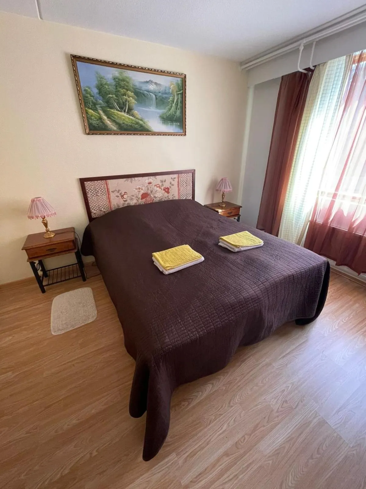 Bed in Asikkalan Motelli