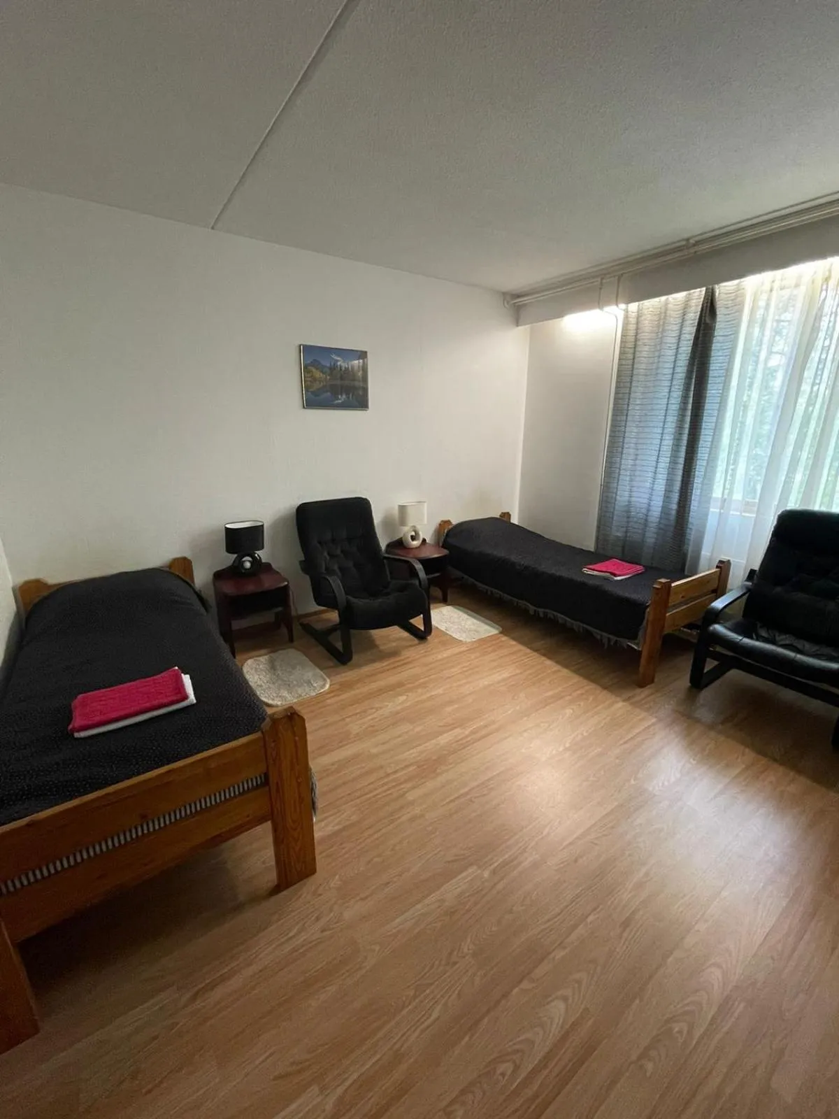 Bed in Asikkalan Motelli