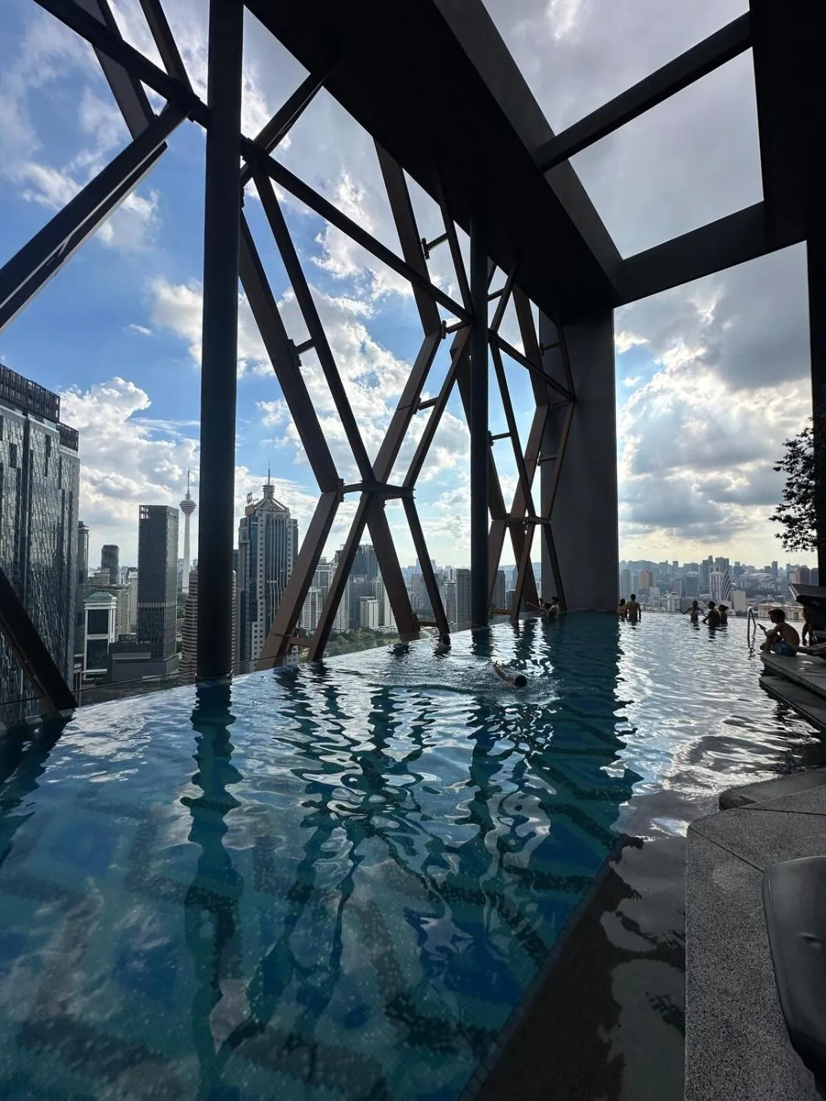 Swimming pool in Scarletz Suites KLCC Studio