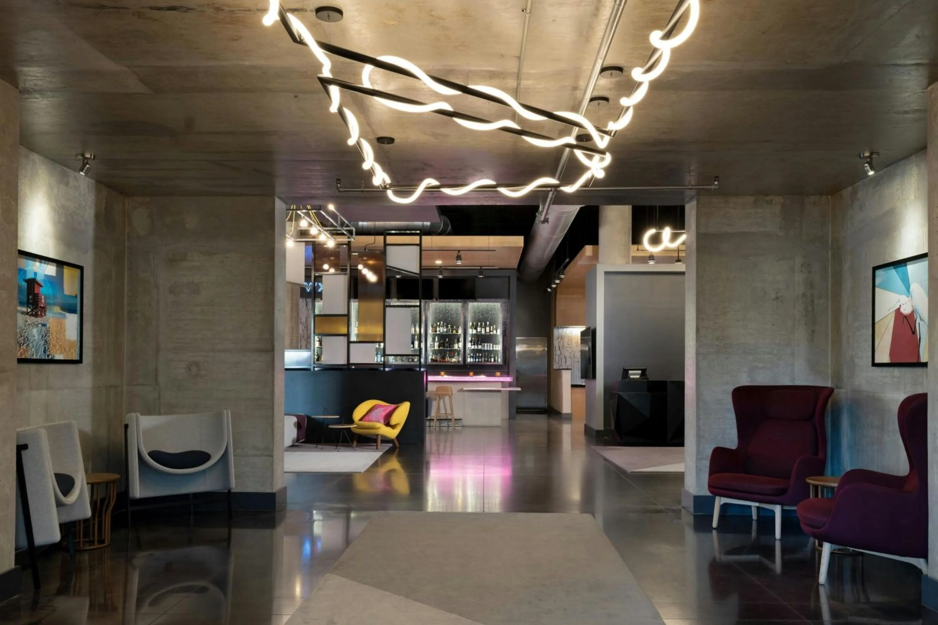 Lobby or reception in Aloft Sarasota