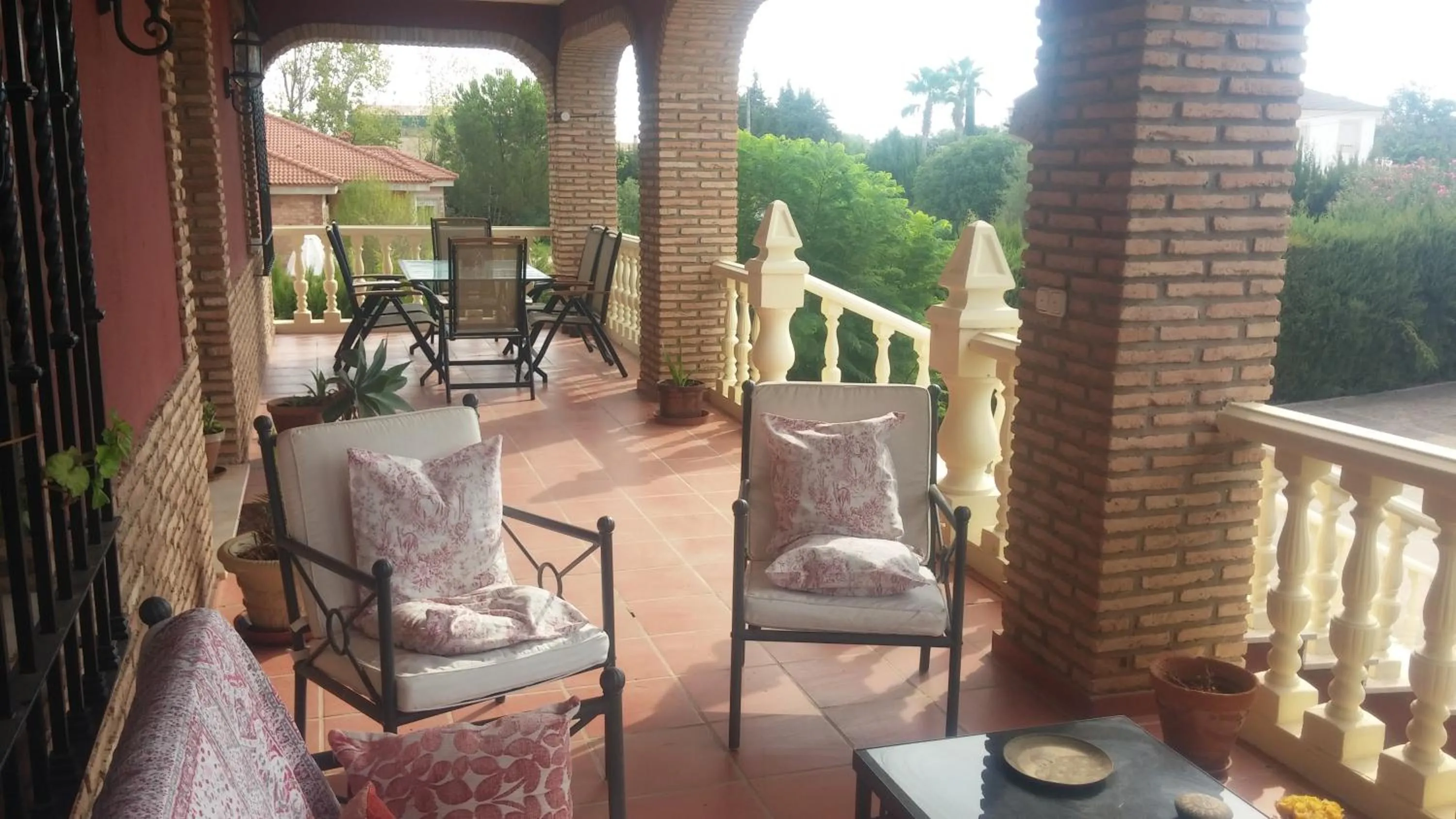 Balcony/Terrace in El Manantial B&B