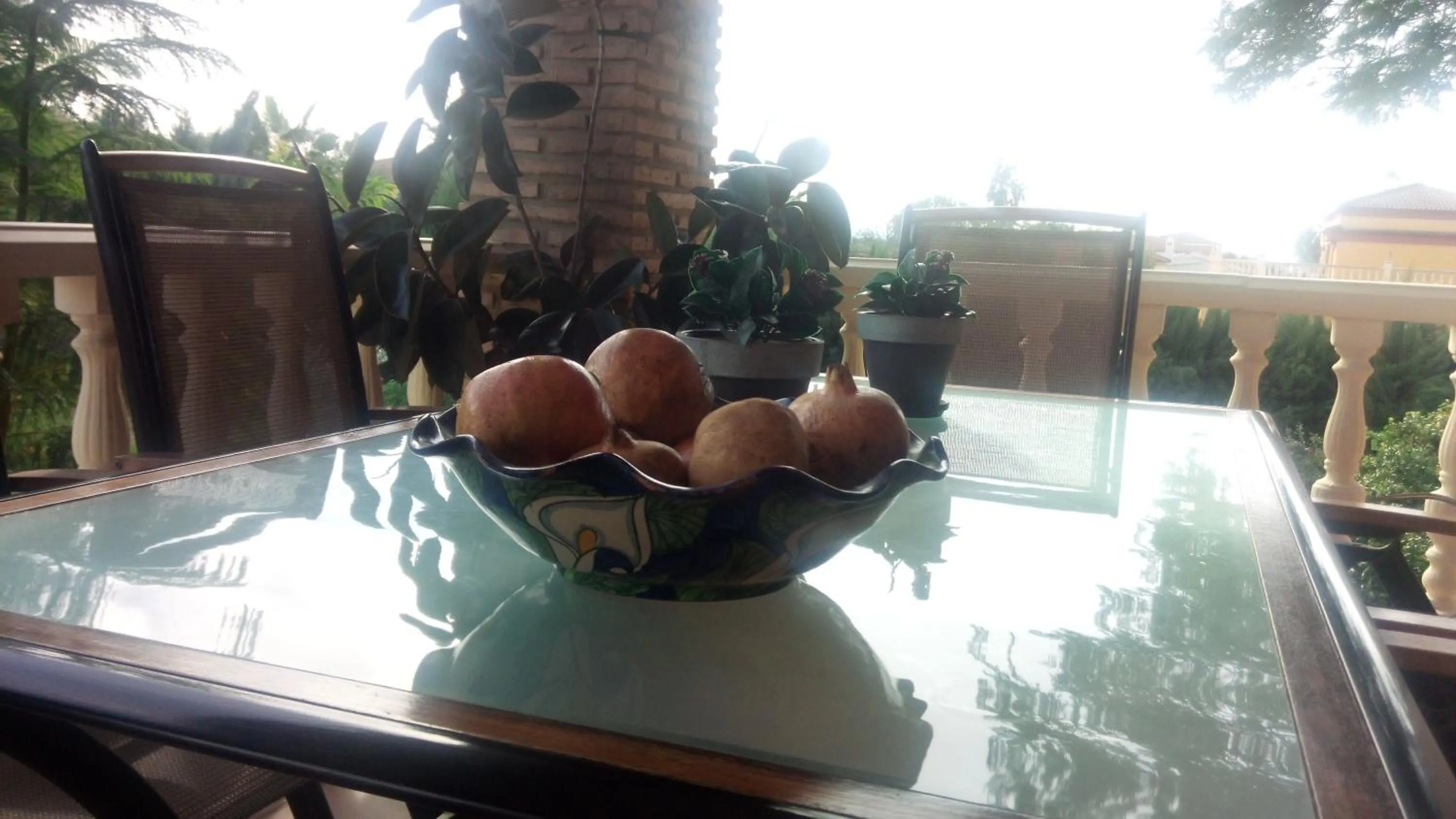 Balcony/Terrace in El Manantial B&B