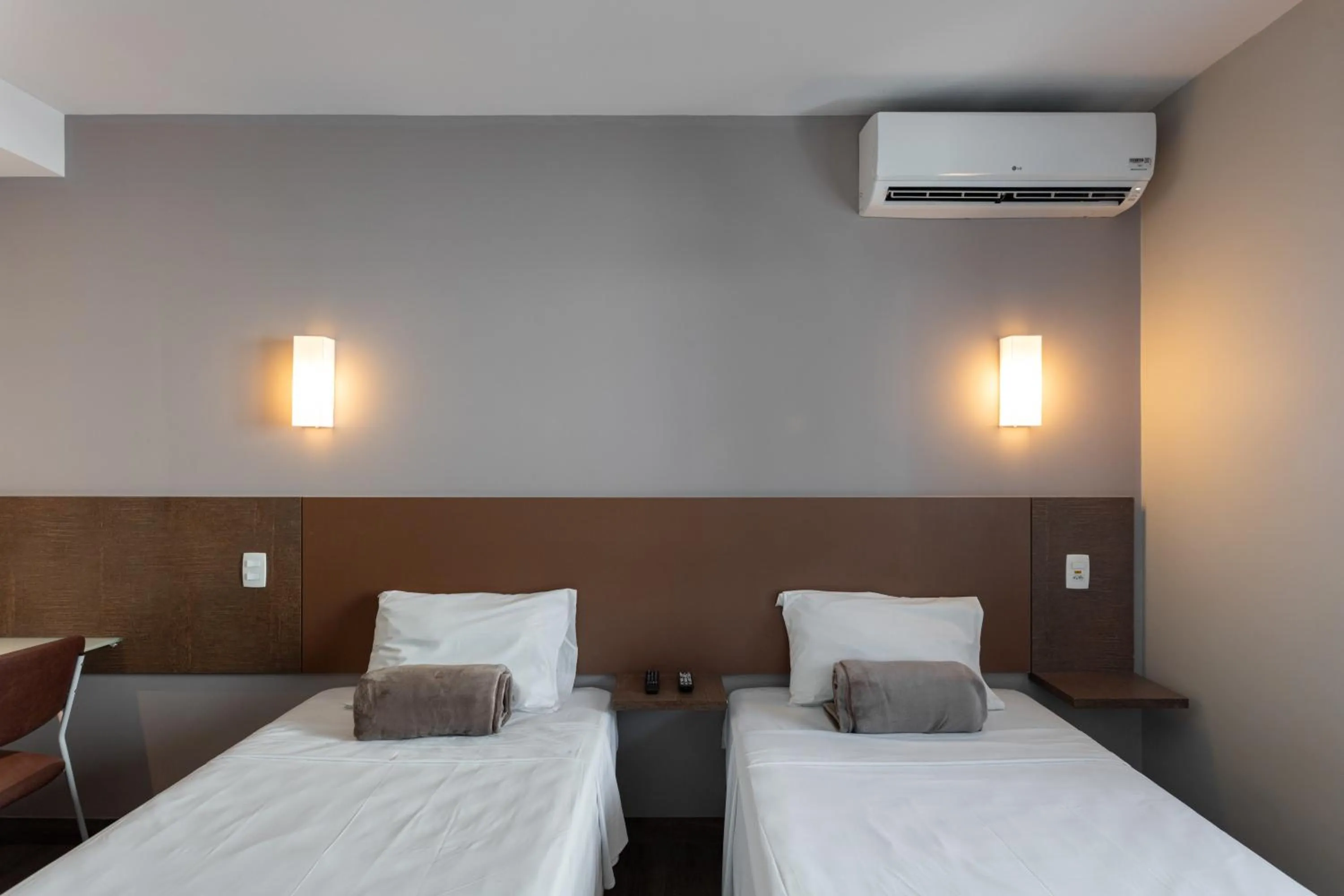 Decorative detail, Bed in Go Inn Hotel Curitiba