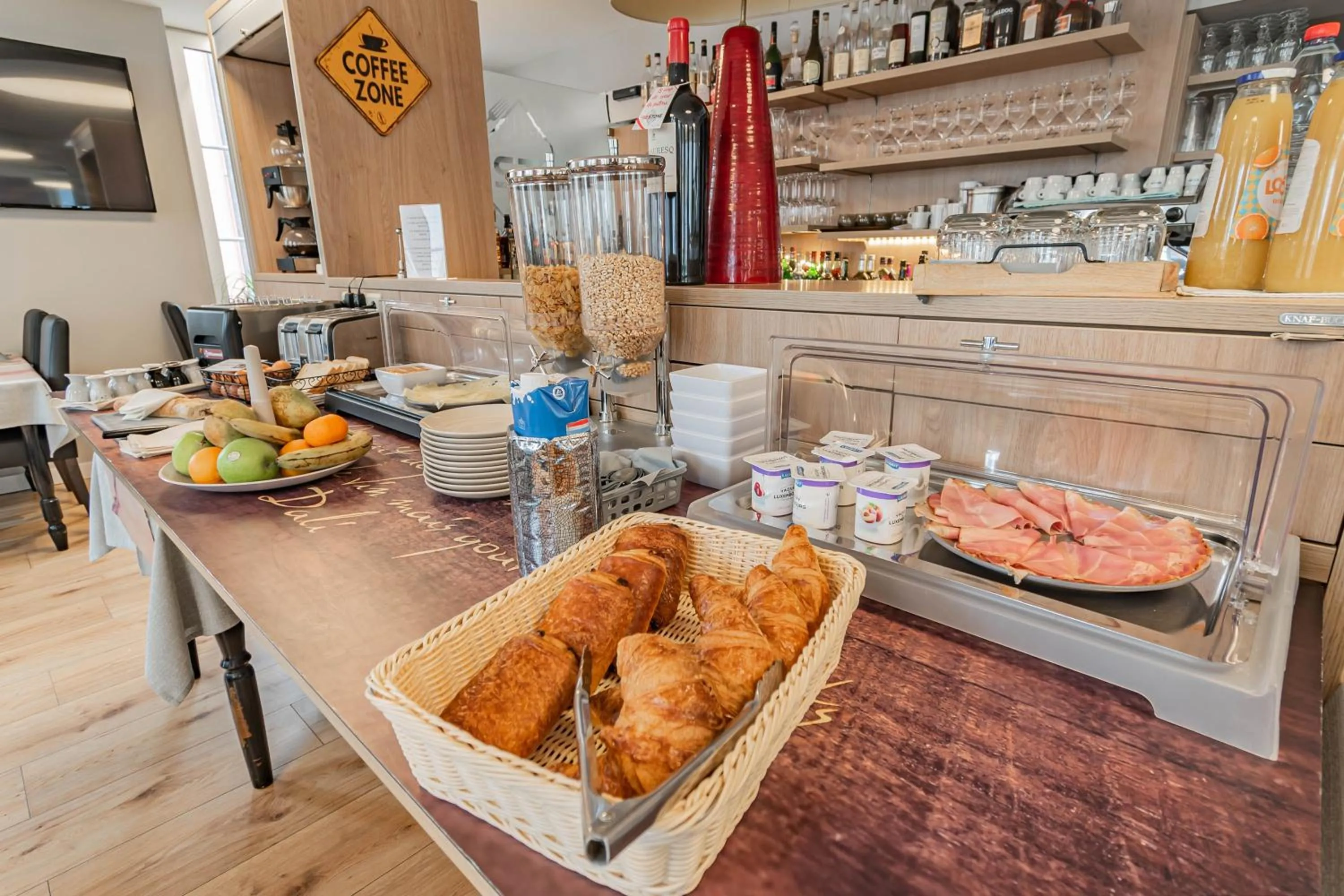 Food and drinks in Hotel Herckmans