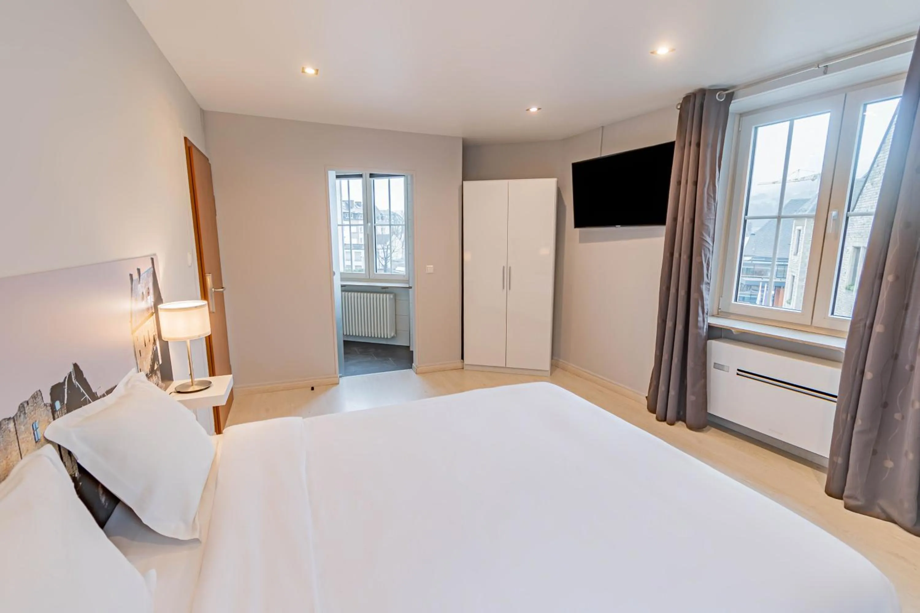 Bed in Hotel Herckmans