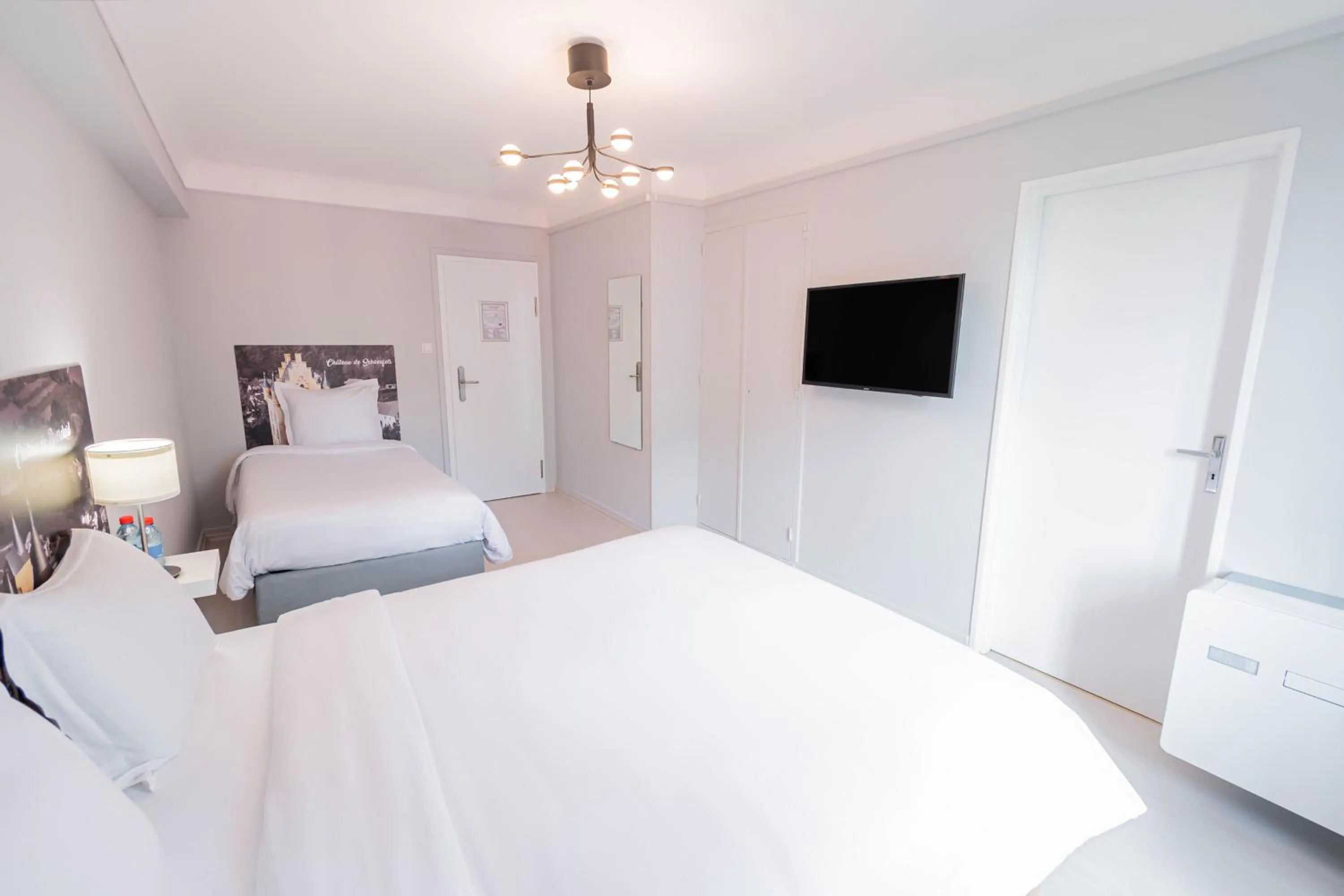 Bed in Hotel Herckmans