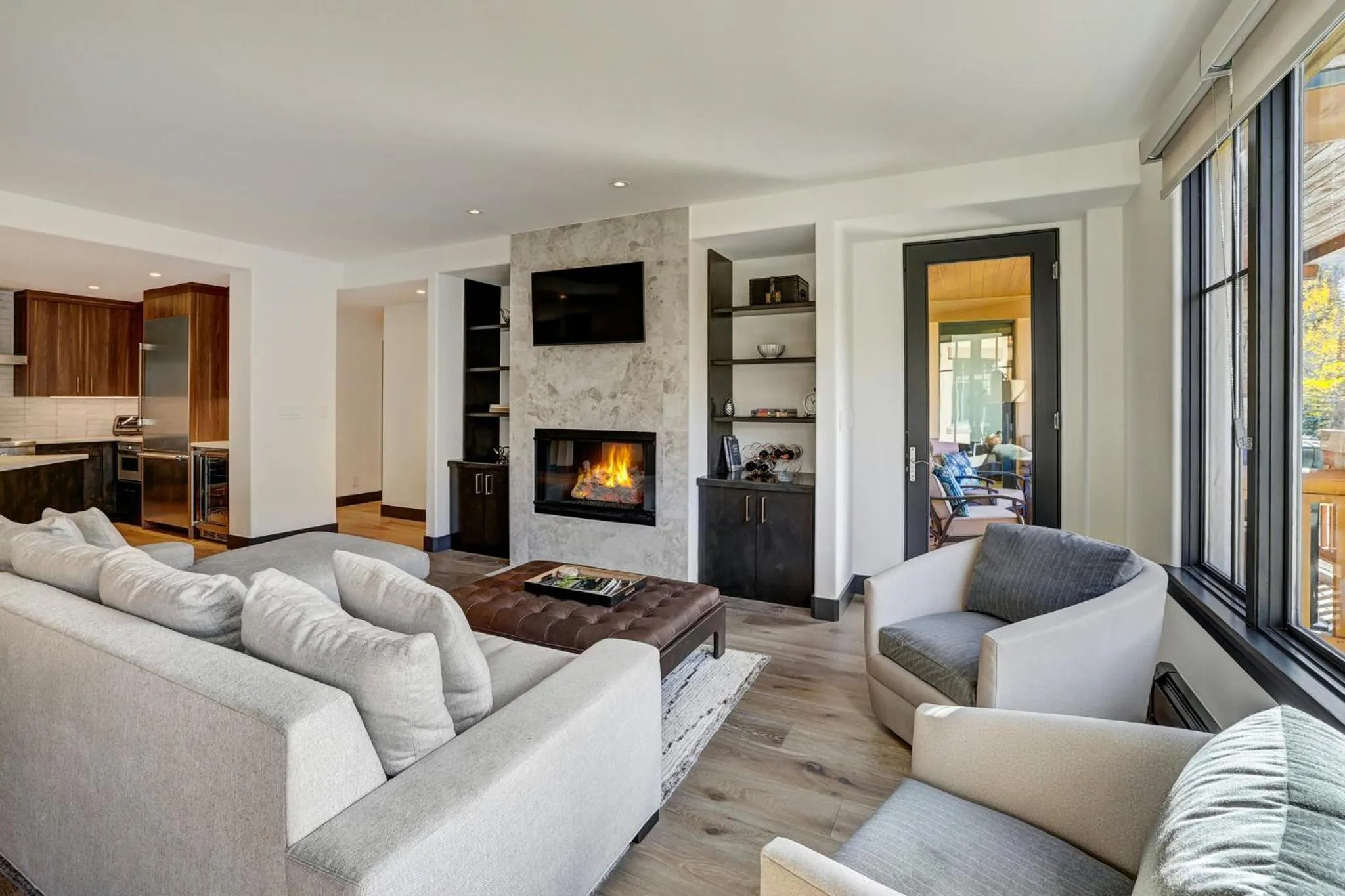 Living room in Elkhorn Lodge, A Vail Resorts Property