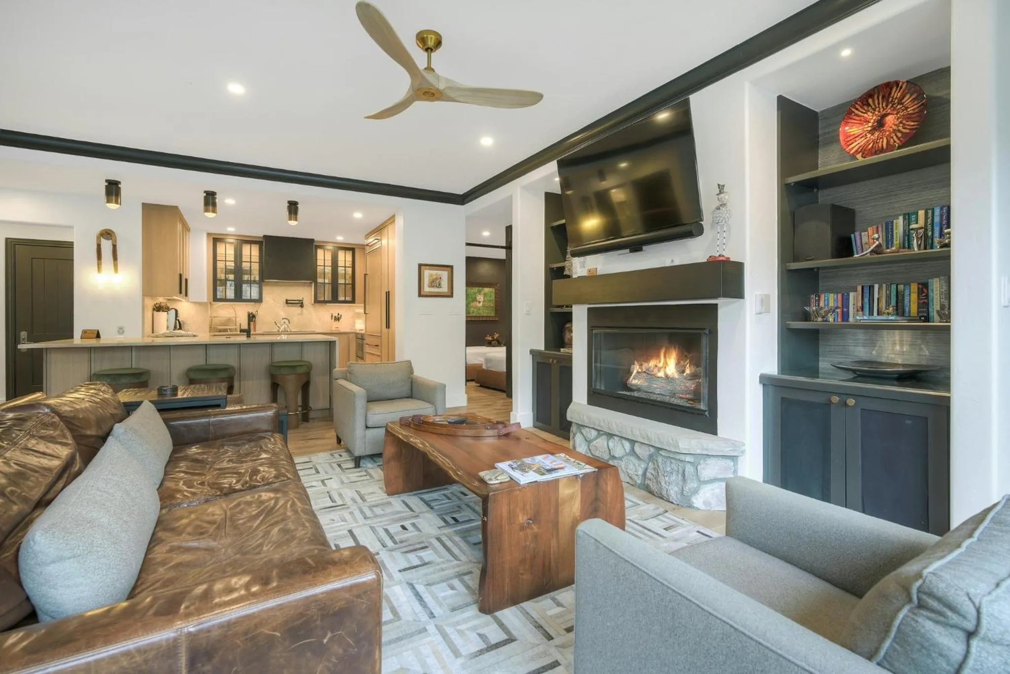 Living room in Elkhorn Lodge, A Vail Resorts Property