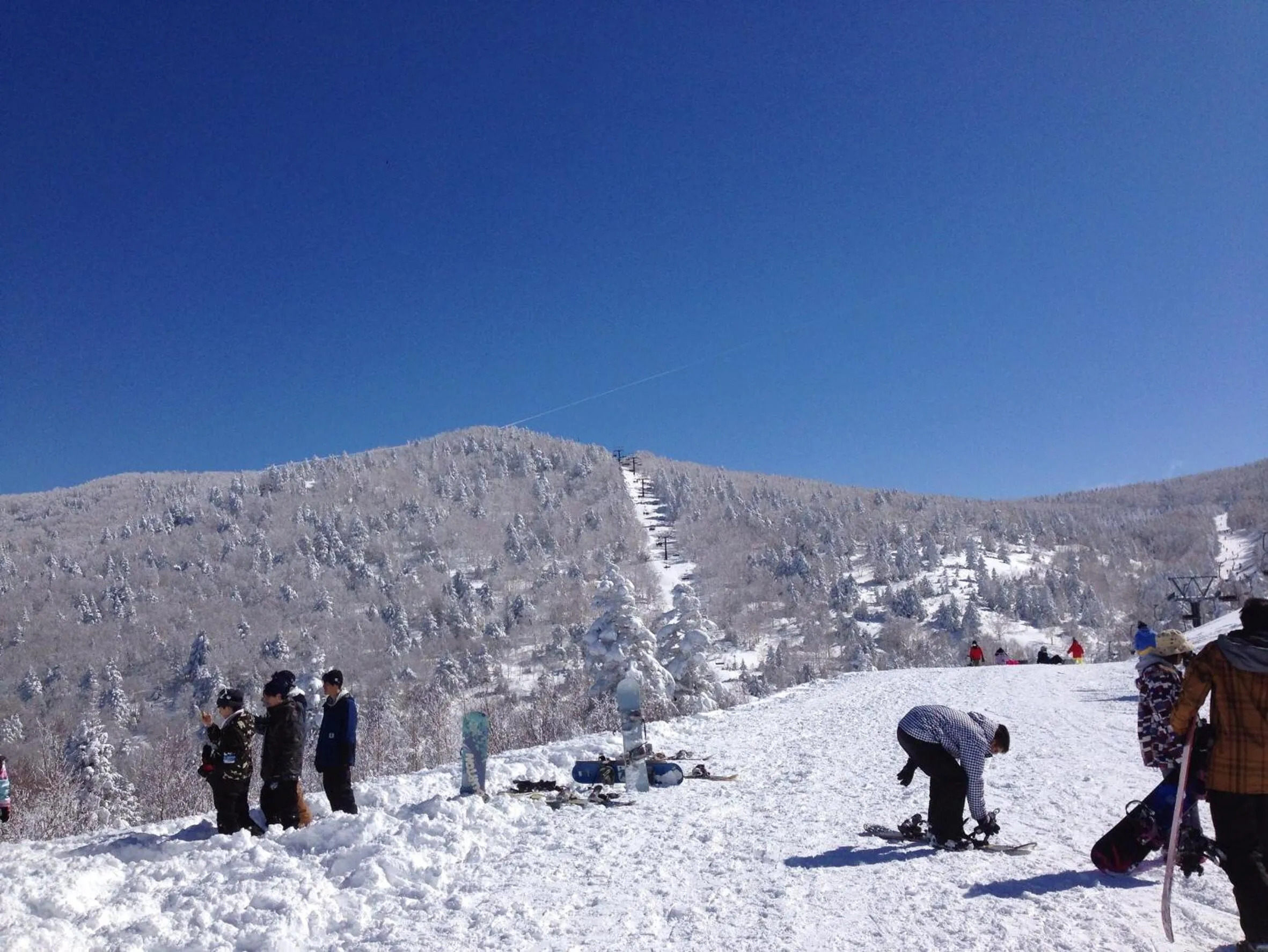 Skiing in Ryuo Park Hotel