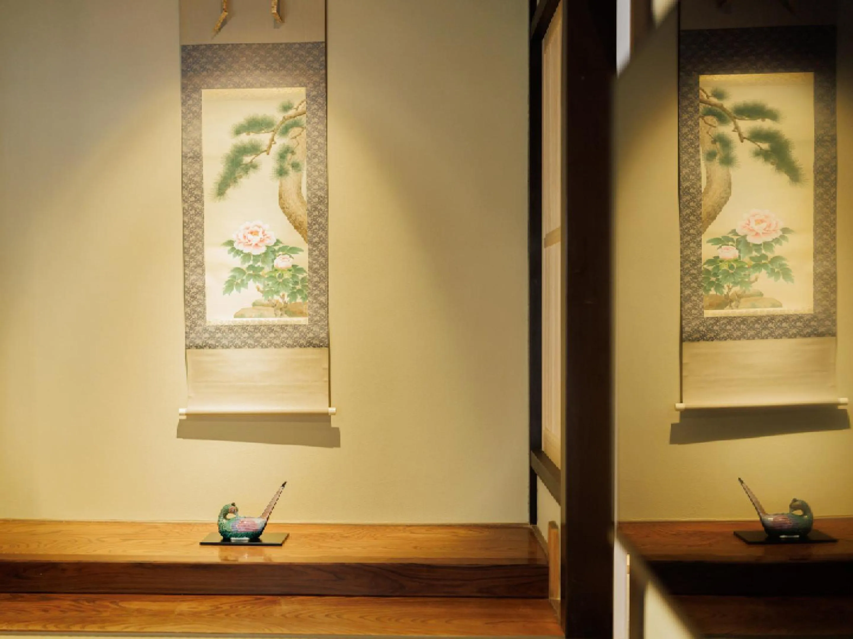 Decorative detail in Ryokan Kigusuriya