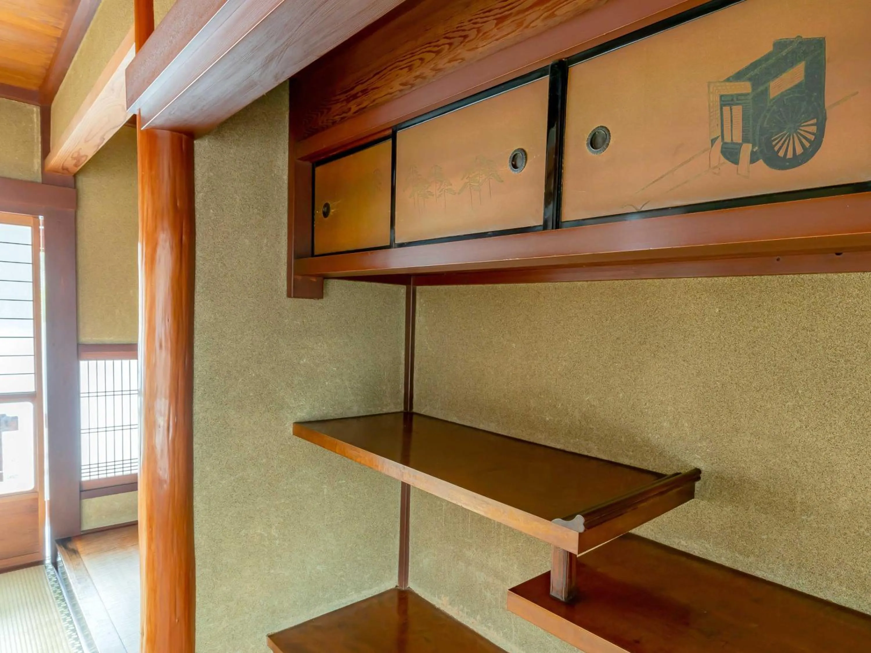 Decorative detail in Ryokan Kigusuriya