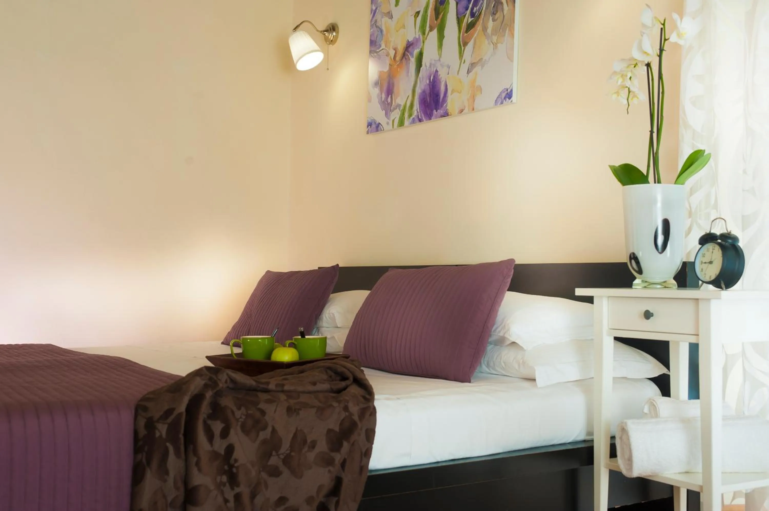 Bedroom, Bed in FL Apartments Charming Flat in the heart of Trastevere