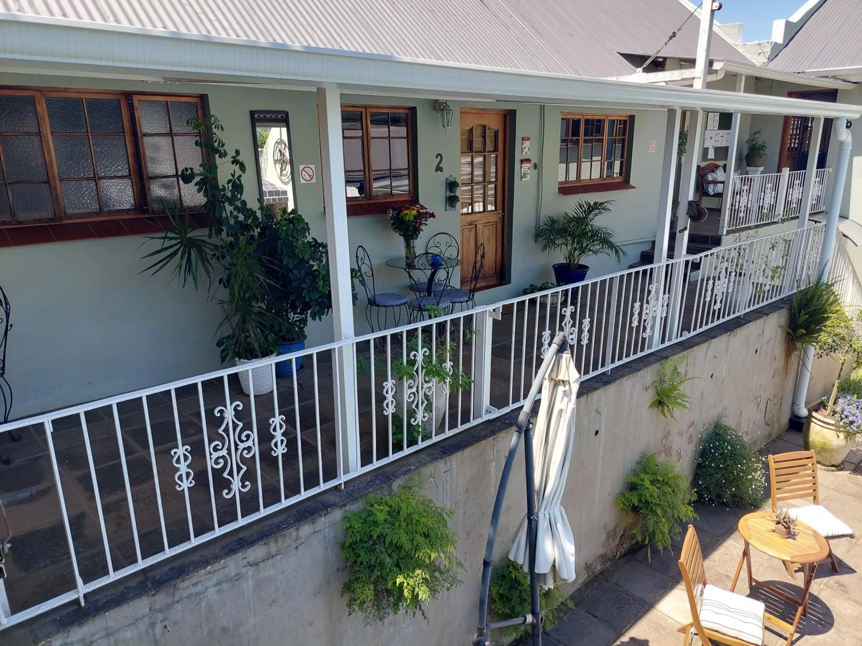 Patio in Apartment 7 On Oakleigh
