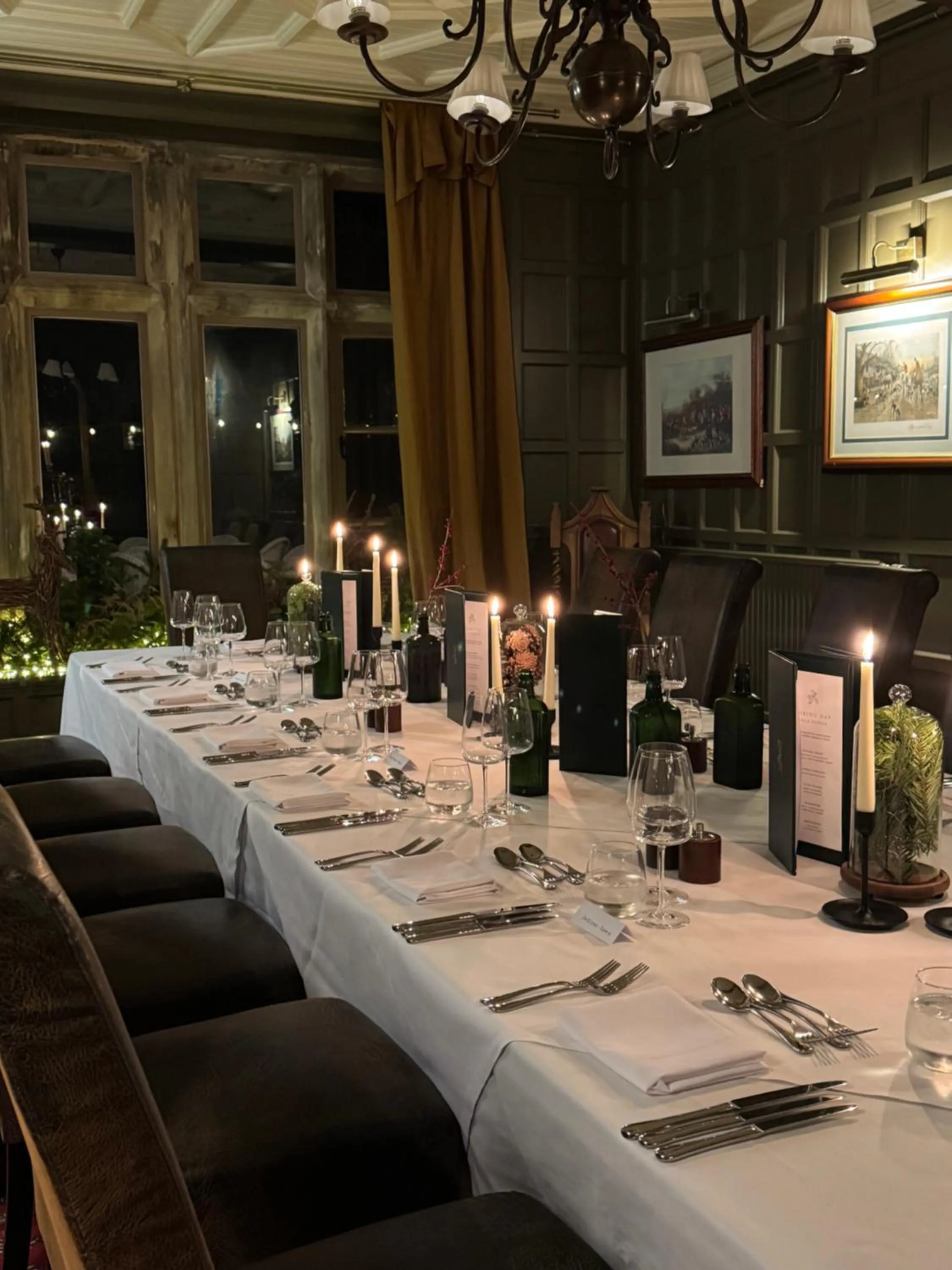 Restaurant/places to eat in Simonstone Hall Hotel
