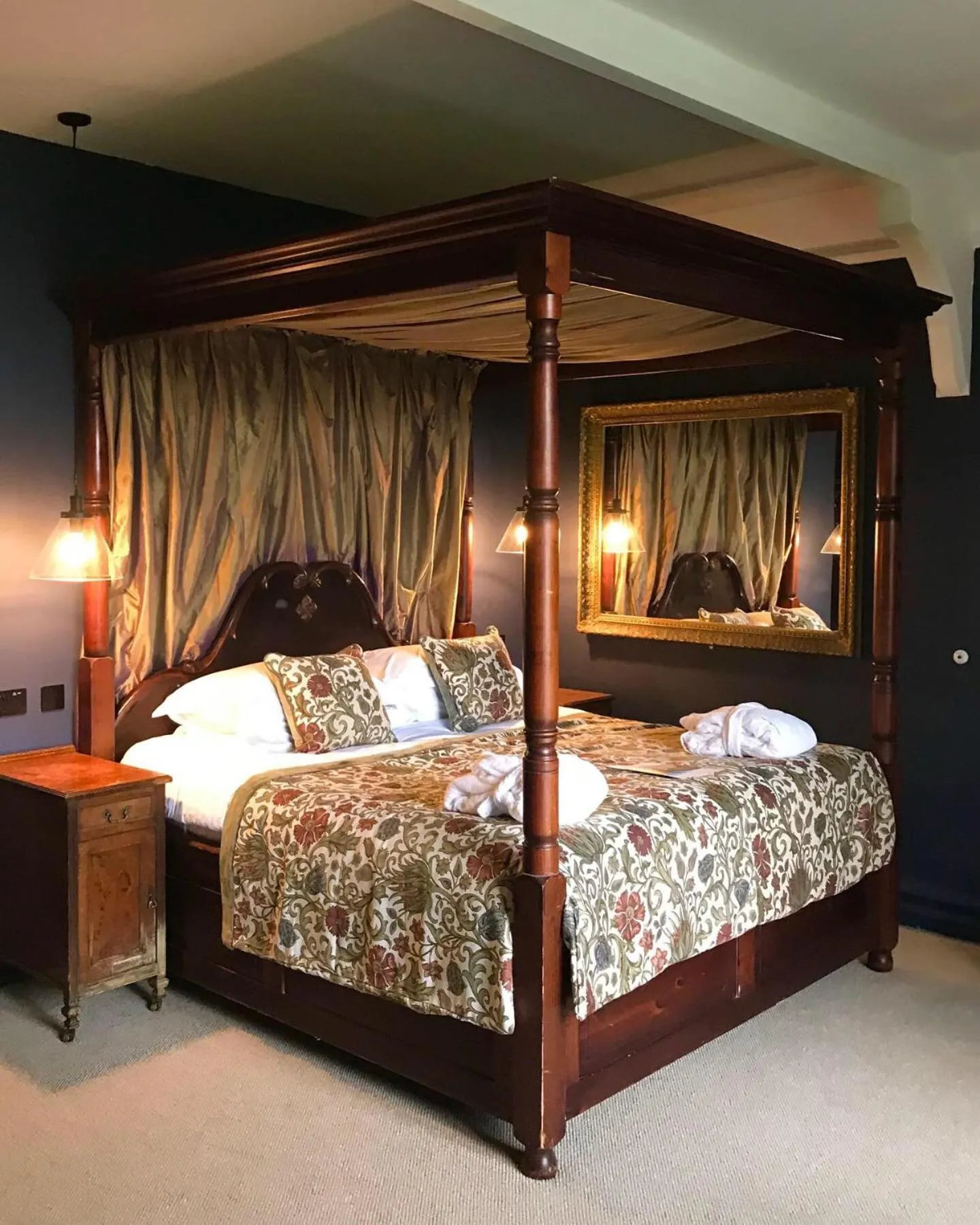 Bed in Simonstone Hall Hotel