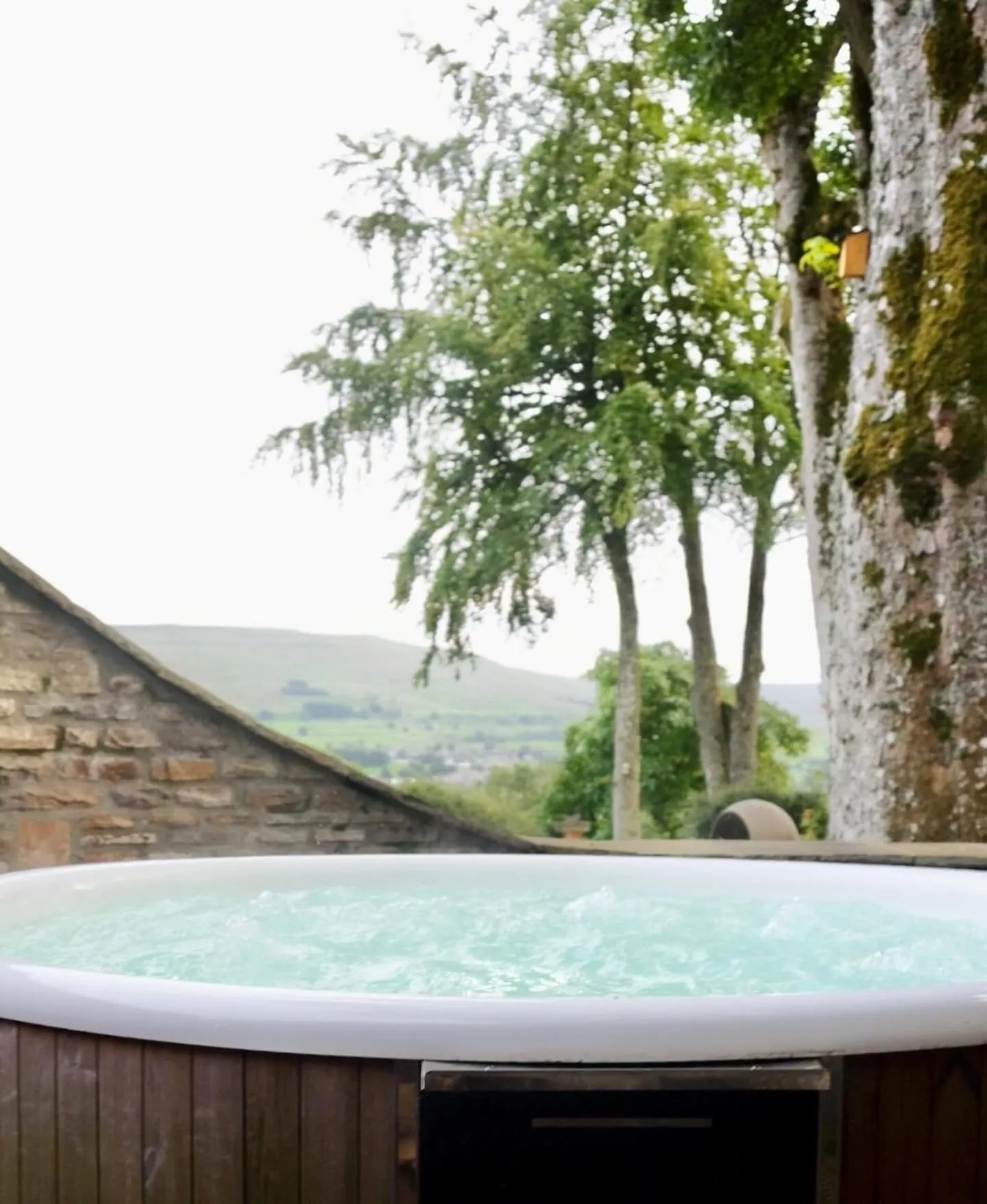 Hot Tub in Simonstone Hall Hotel