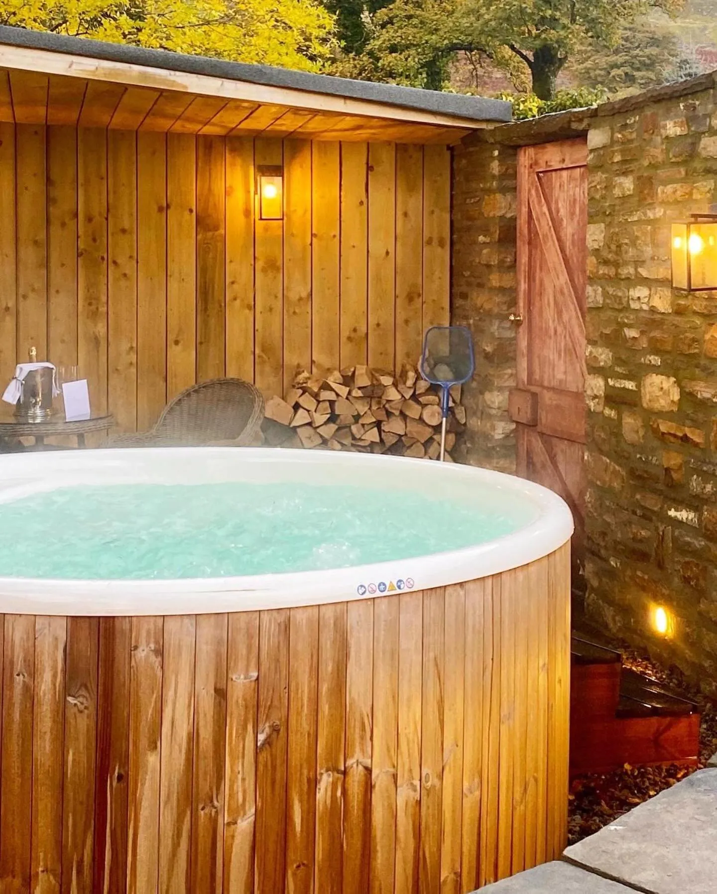 Hot Tub in Simonstone Hall Hotel