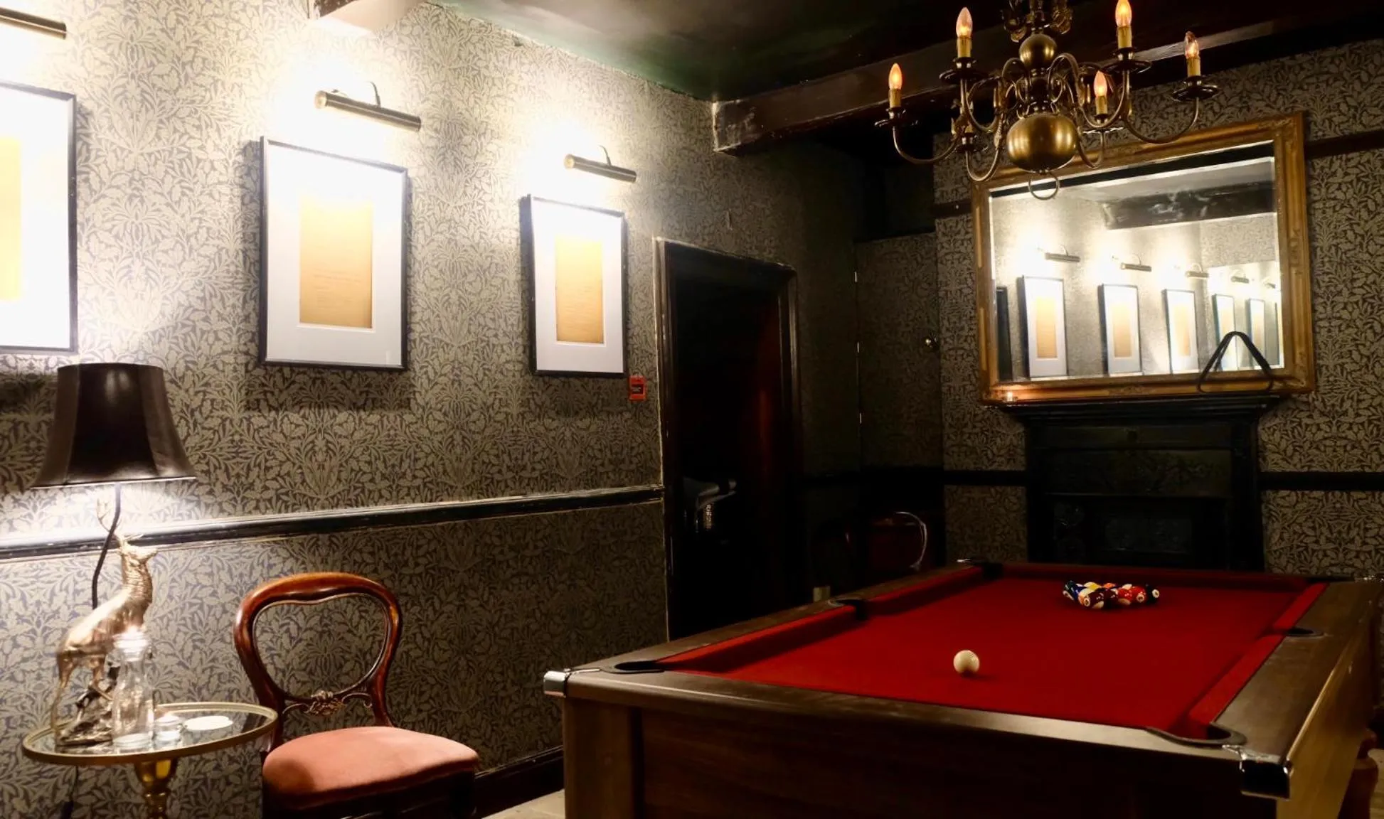 Game Room in Simonstone Hall Hotel