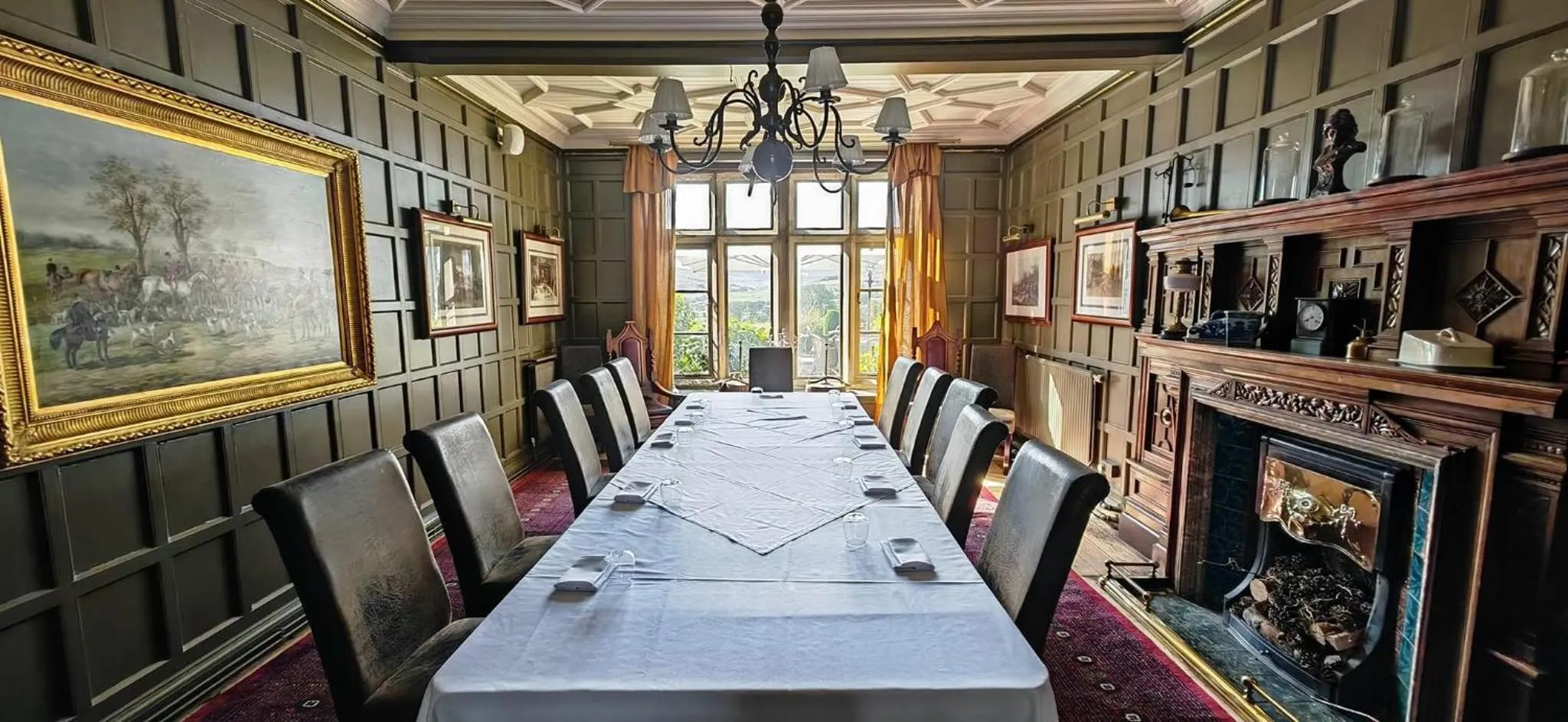 Restaurant/places to eat in Simonstone Hall Hotel